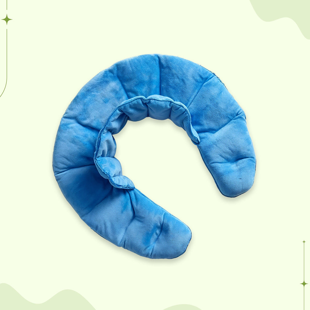 Hot/Cold Weighted Neck & Shoulder Wrap -Soothing  Herbal Aromatherapy at Home