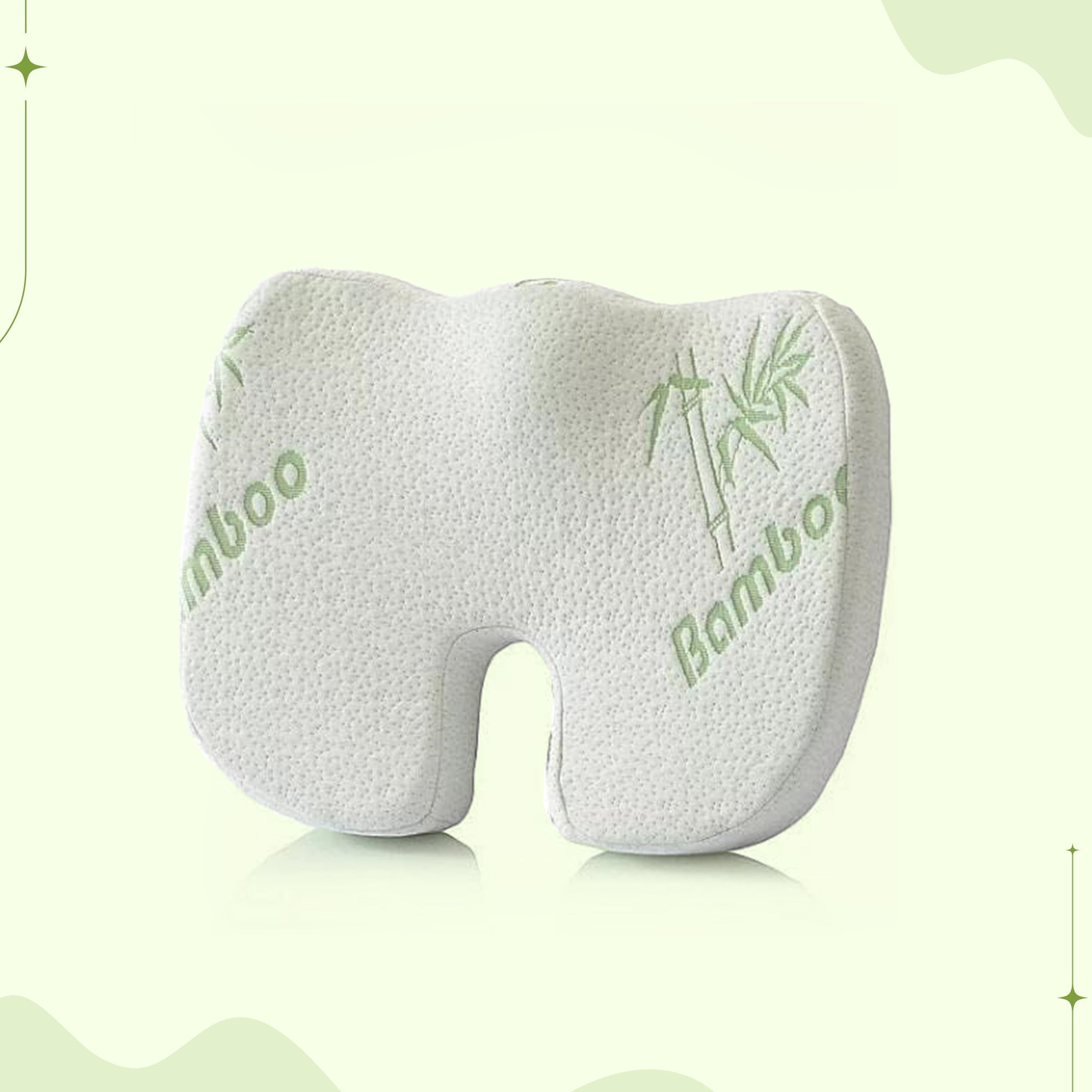 Back & Seat Cushion - Lower Back Cushion Support for Office Chair, Home, Car & Memory Foam Pillow Washable Cover