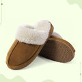 Comfy Wool Slippers - Suede upper adds style and durability