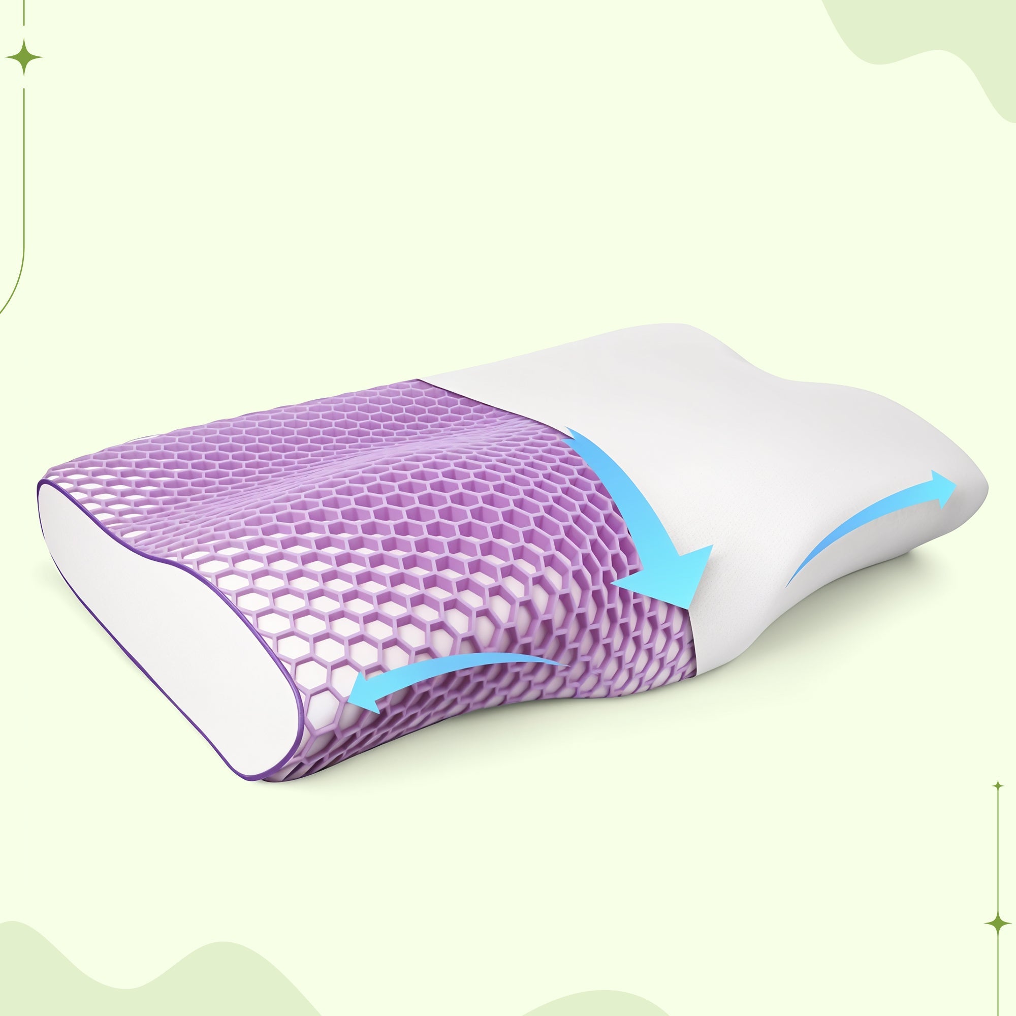 Pectin Pillow - Ergonomic Support for Better Sleep