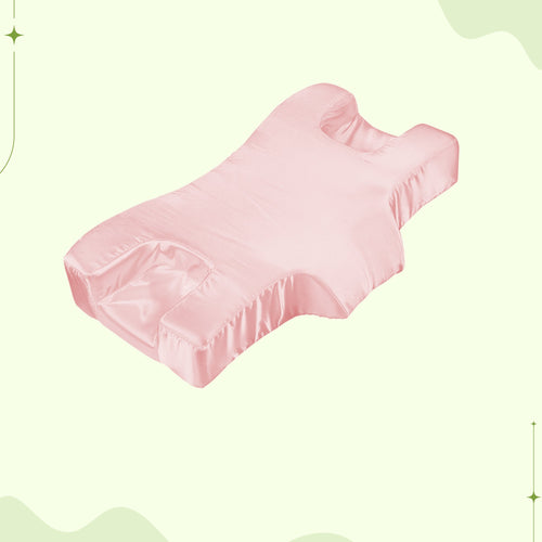 2 in 1 Beauty & Neck Relaxing Pillow with Satin Pillowcase