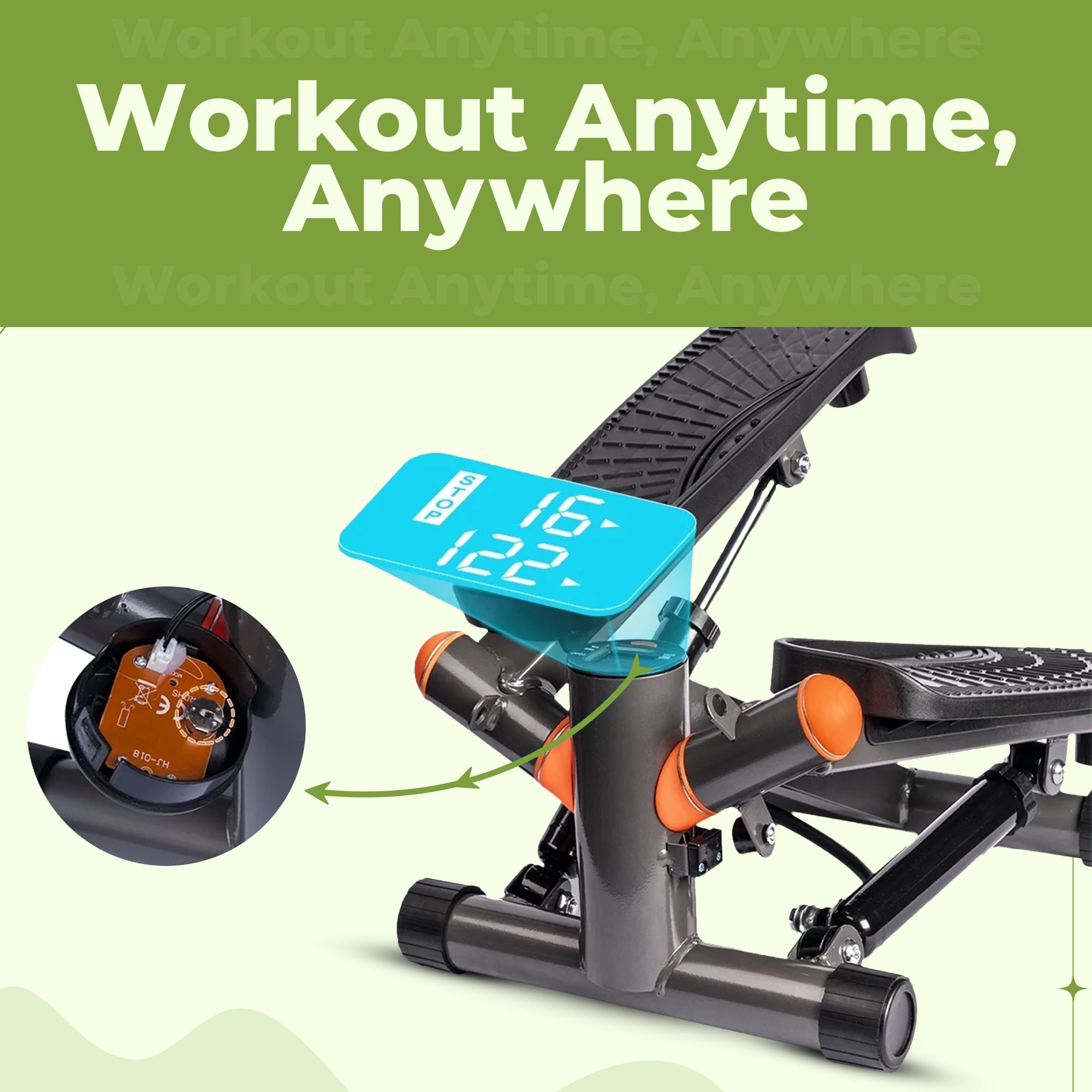 Aerobic Twist Stepper - Effortless Fitness in Any Setting