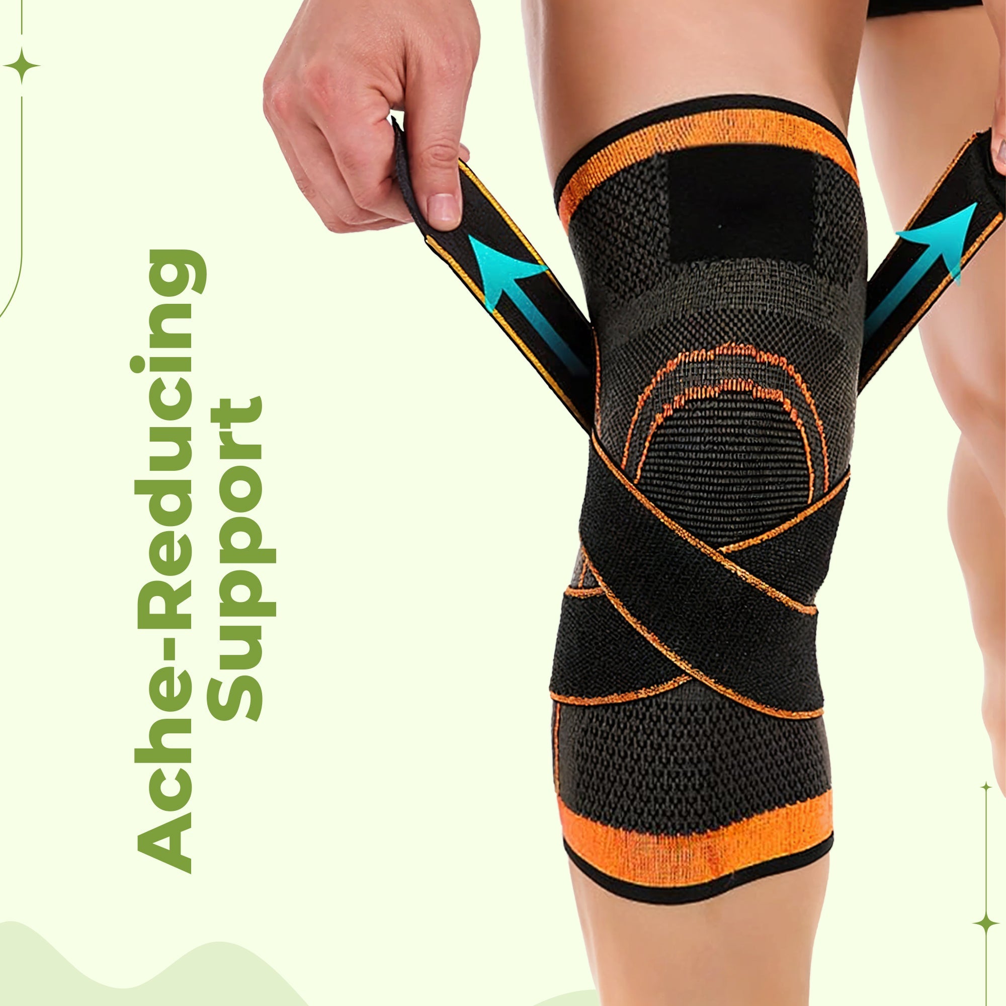Compression Knee Support - Knee Support Braces for Women & Men, Sleeves for Running, Workout, Walking, Hiking & Sports