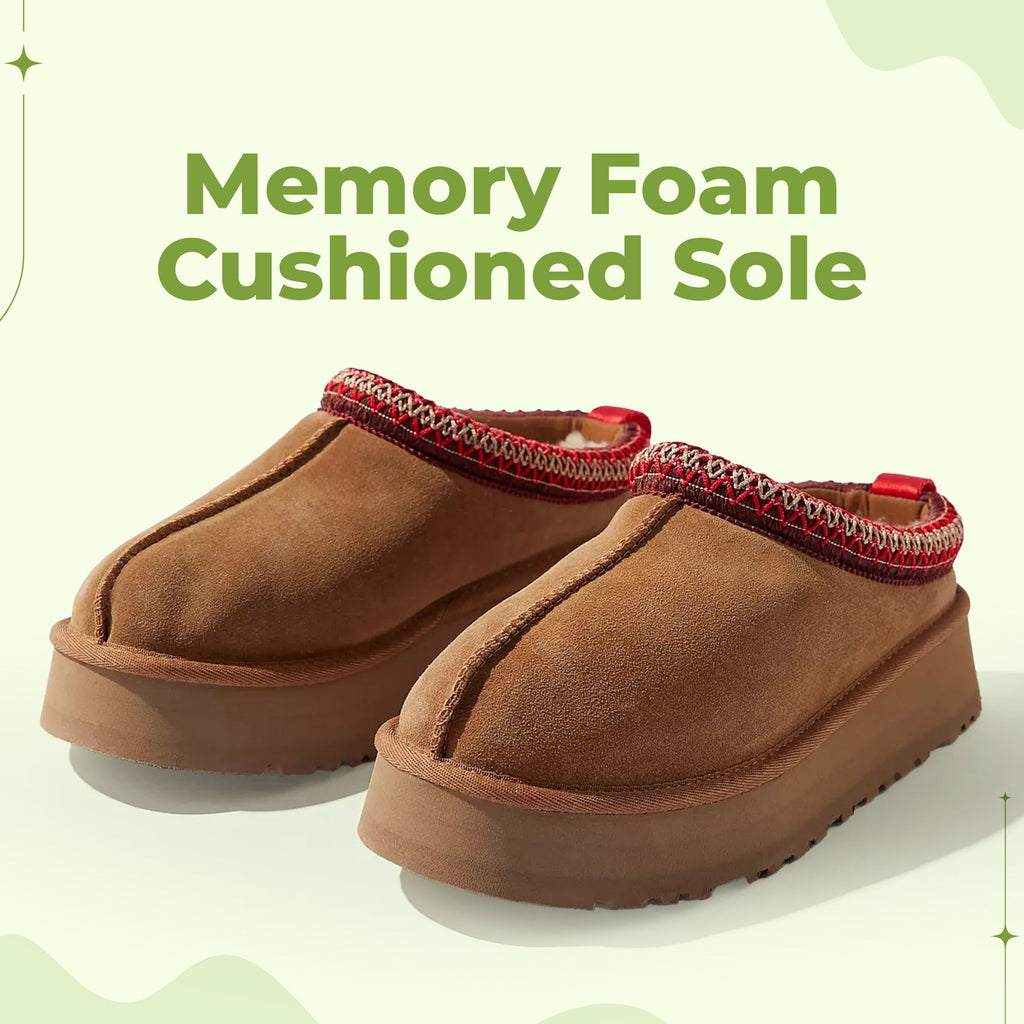 Cozzy Cushy Slippers - Women's Indoor & Outdoor Slipper with Memory Foam