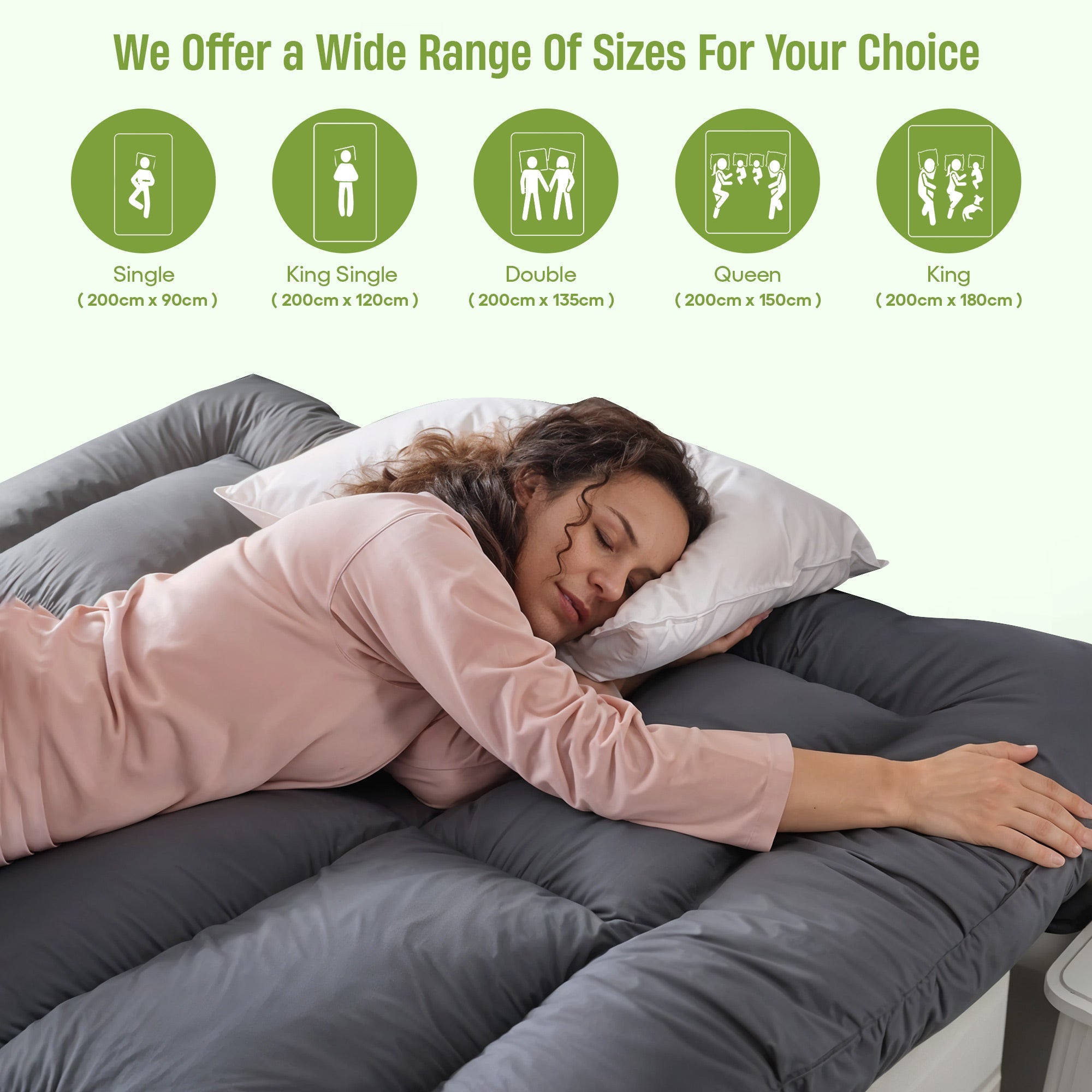 Luxury Top Mattress Topper – Ultimate Comfort for Restful Sleep