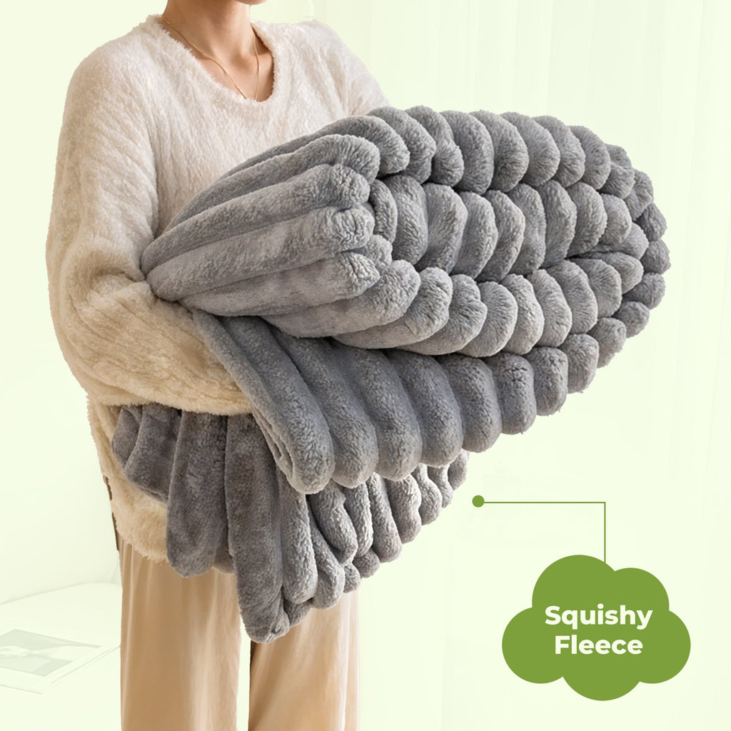 Bedding Fleece Blanket - Fluffy Soft Blanket