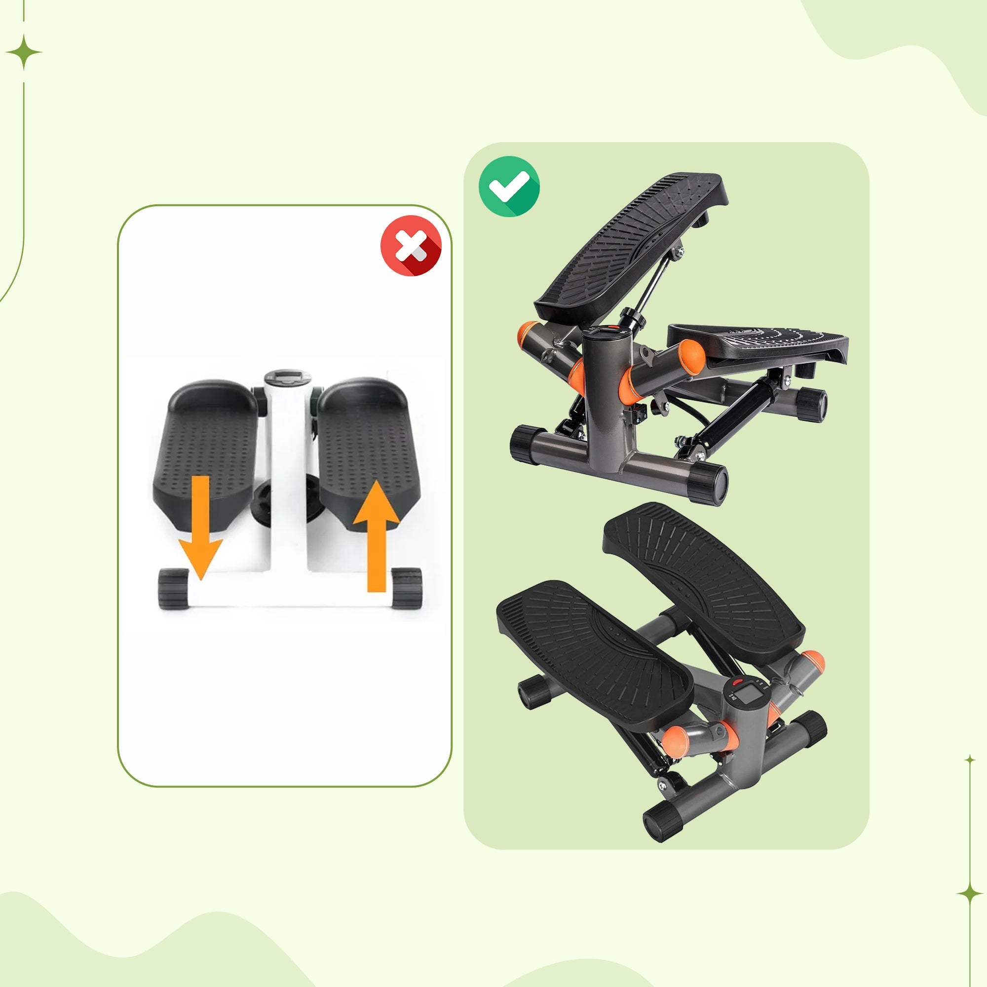 Aerobic Twist Stepper - Effortless Fitness in Any Setting