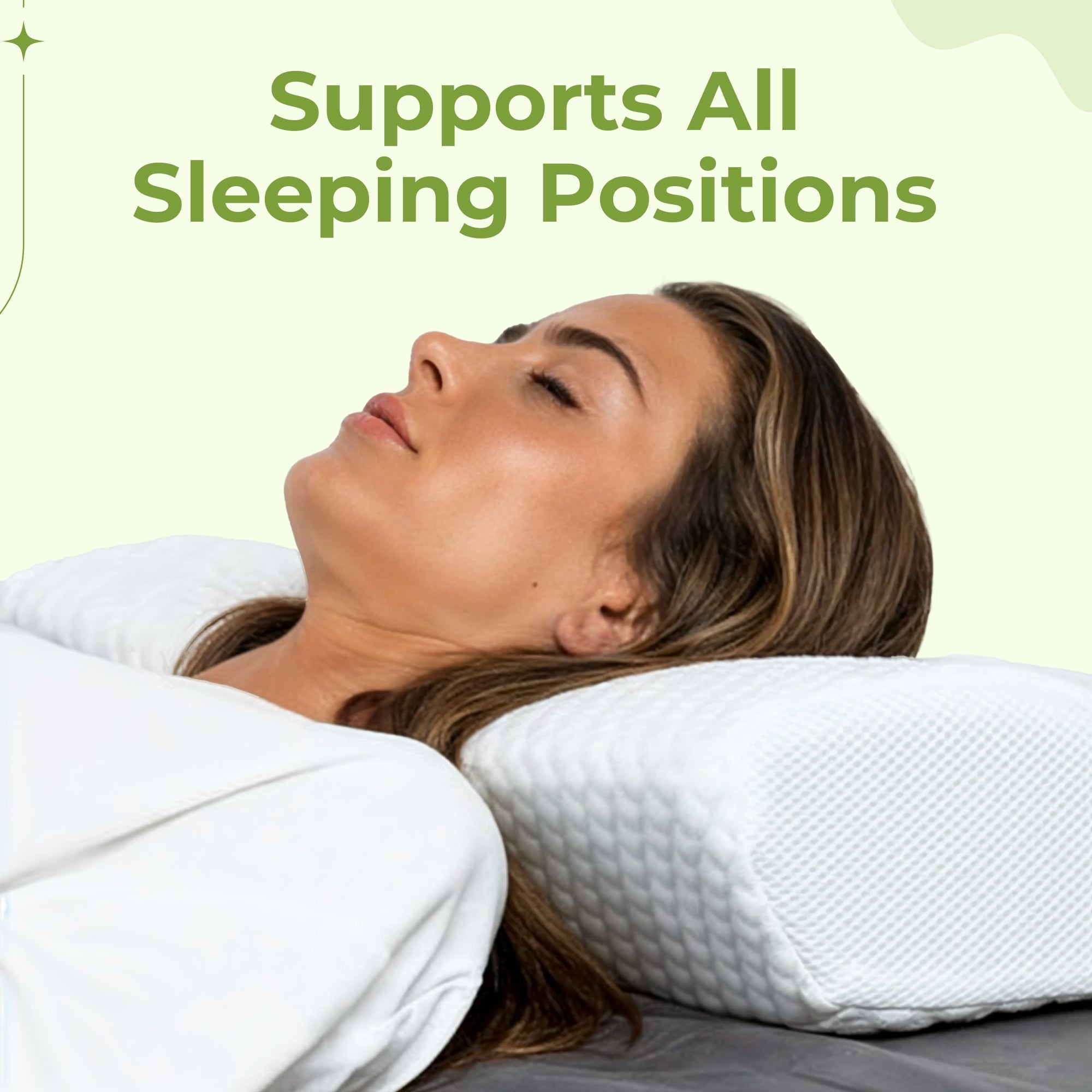 Cervical Pillow, For Neck Discomfort and Support