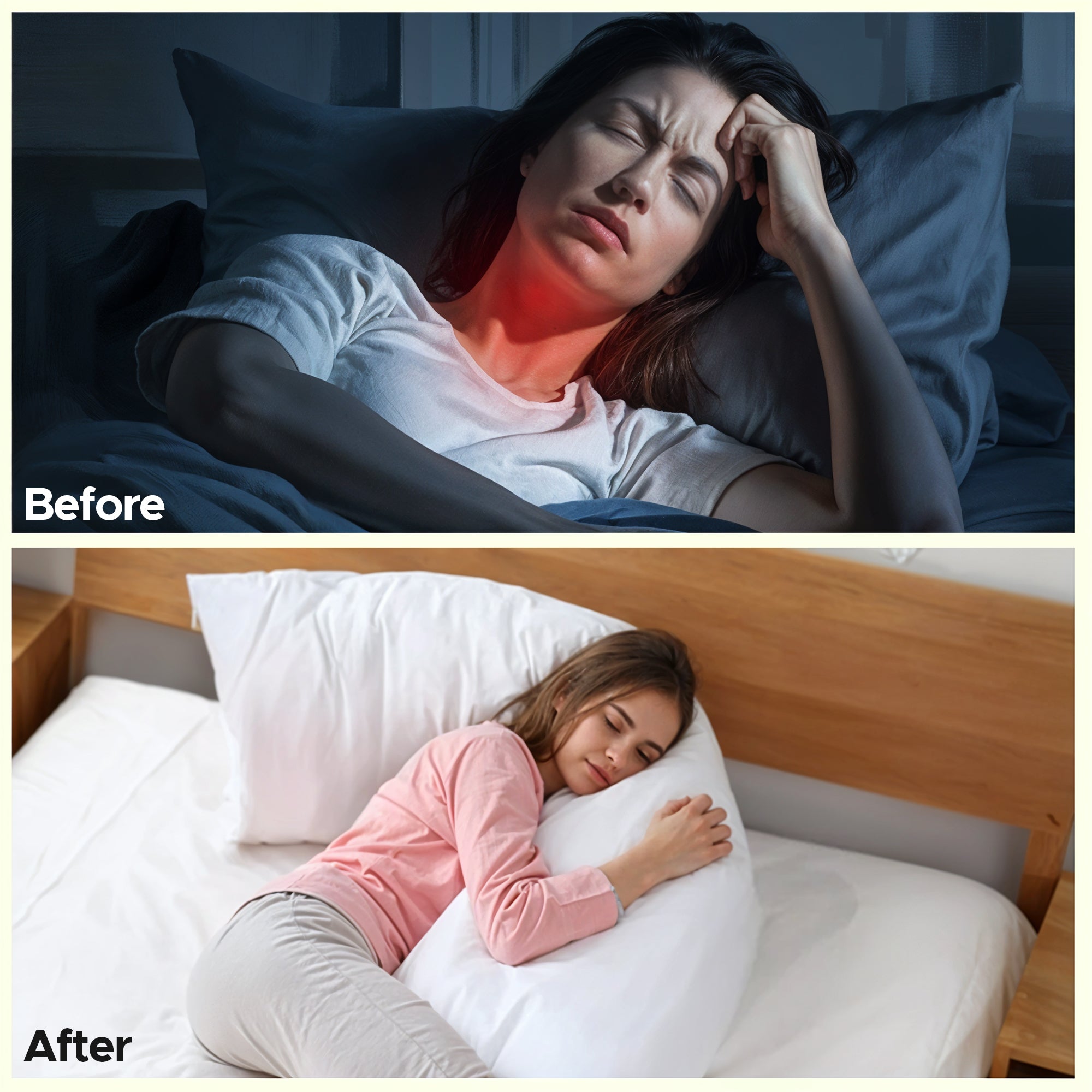 Full Body Support Pillow - Long-lasting support and comfort