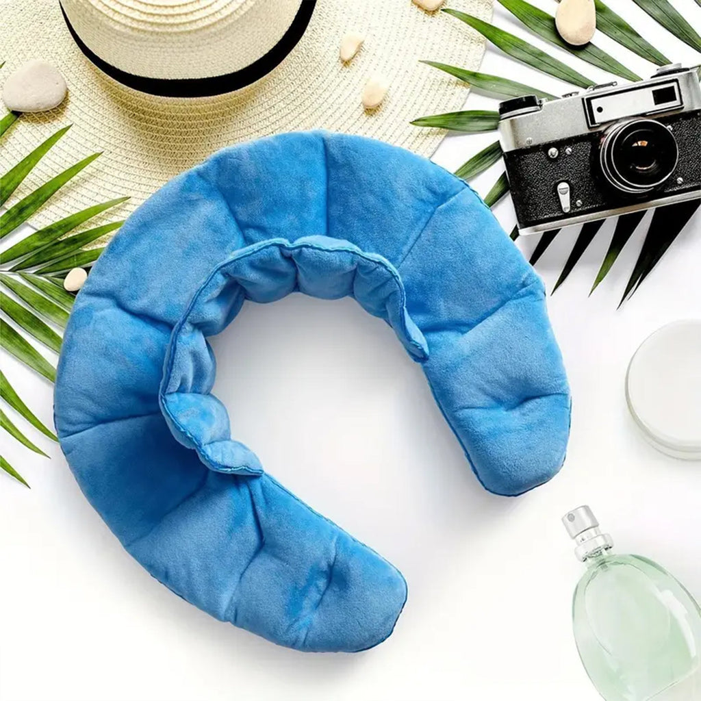 Hot/Cold Weighted Neck & Shoulder Wrap -Soothing  Herbal Aromatherapy at Home