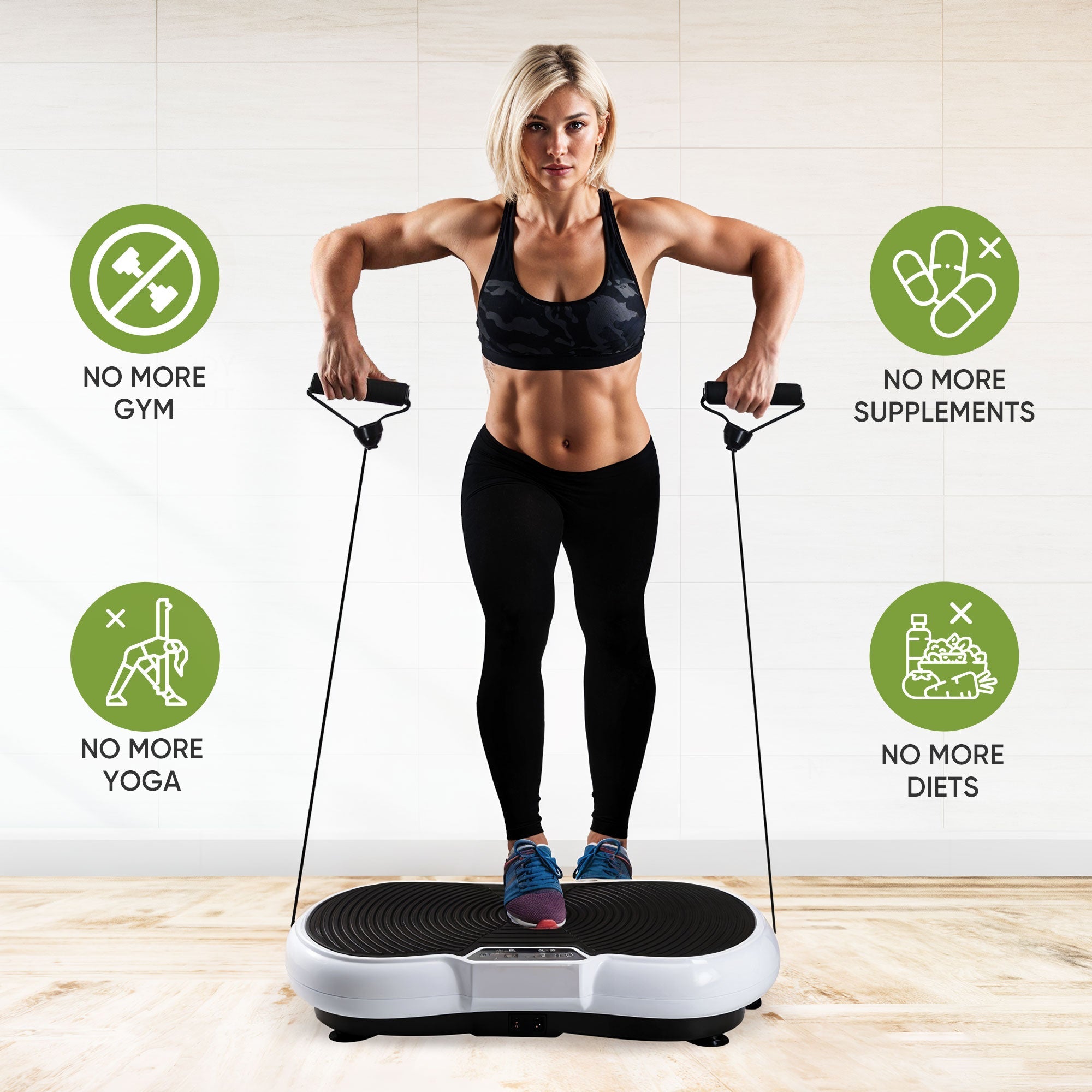 Get Fit Home Machine Pack with Detachable Bands, Weight Loss and Toning at Home