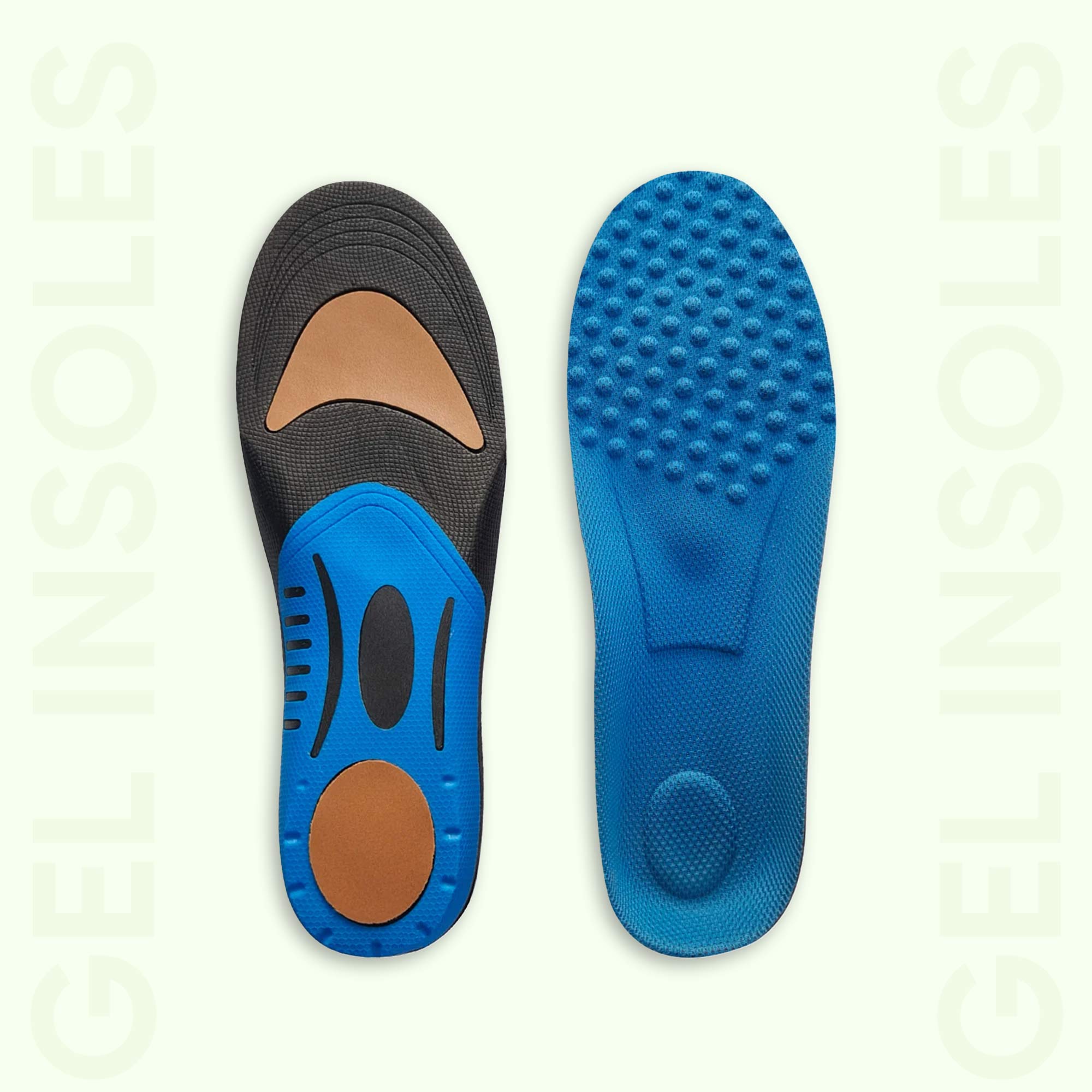 Gel Insoles for Shoes -  All Day Comfort for Arch Support & Trim Inserts to Fit Shoes