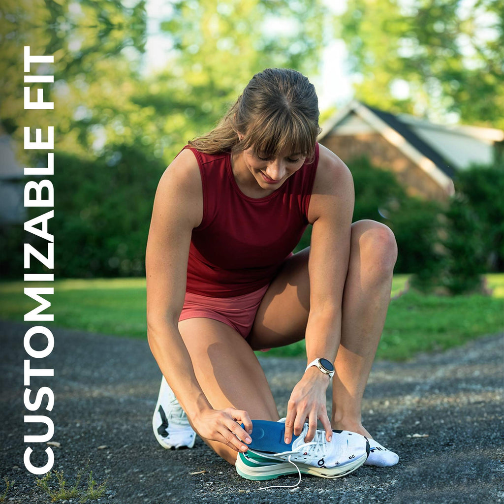 Gel Insoles for Shoes -  All Day Comfort for Arch Support & Trim Inserts to Fit Shoes
