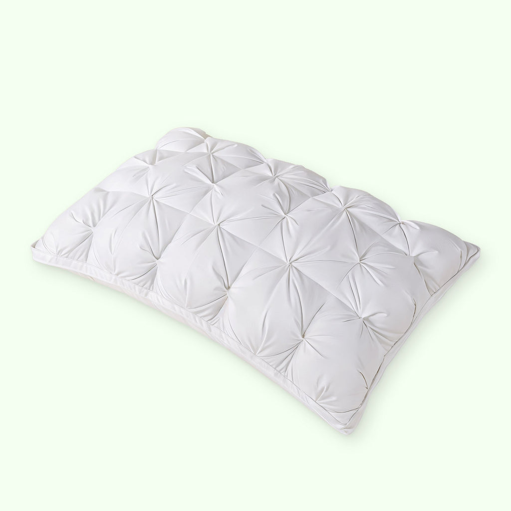 Luxury Goose Down Pillow - Support for Side & Back Sleepers