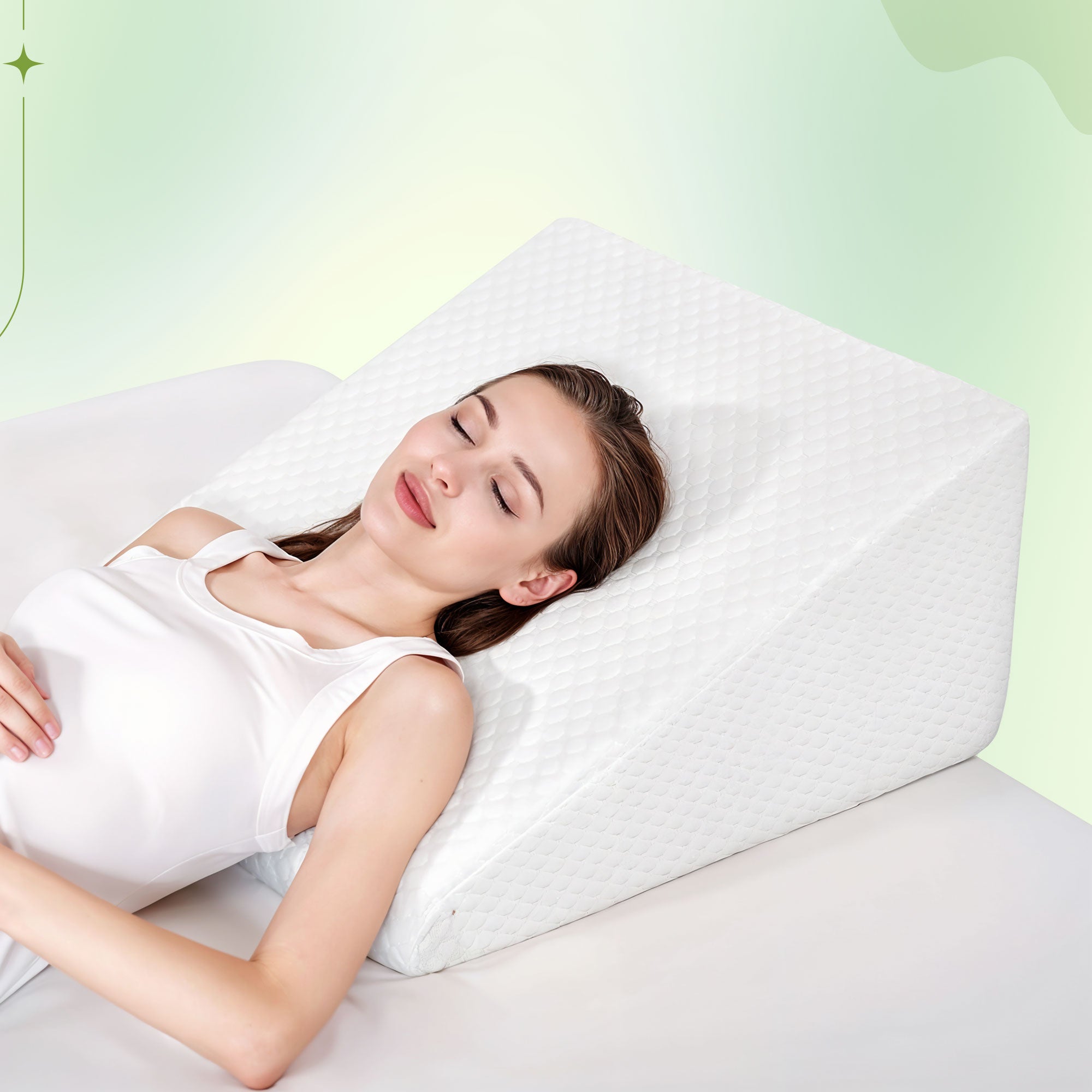 Back Pillow, Wedge Pillow for Back and Legs