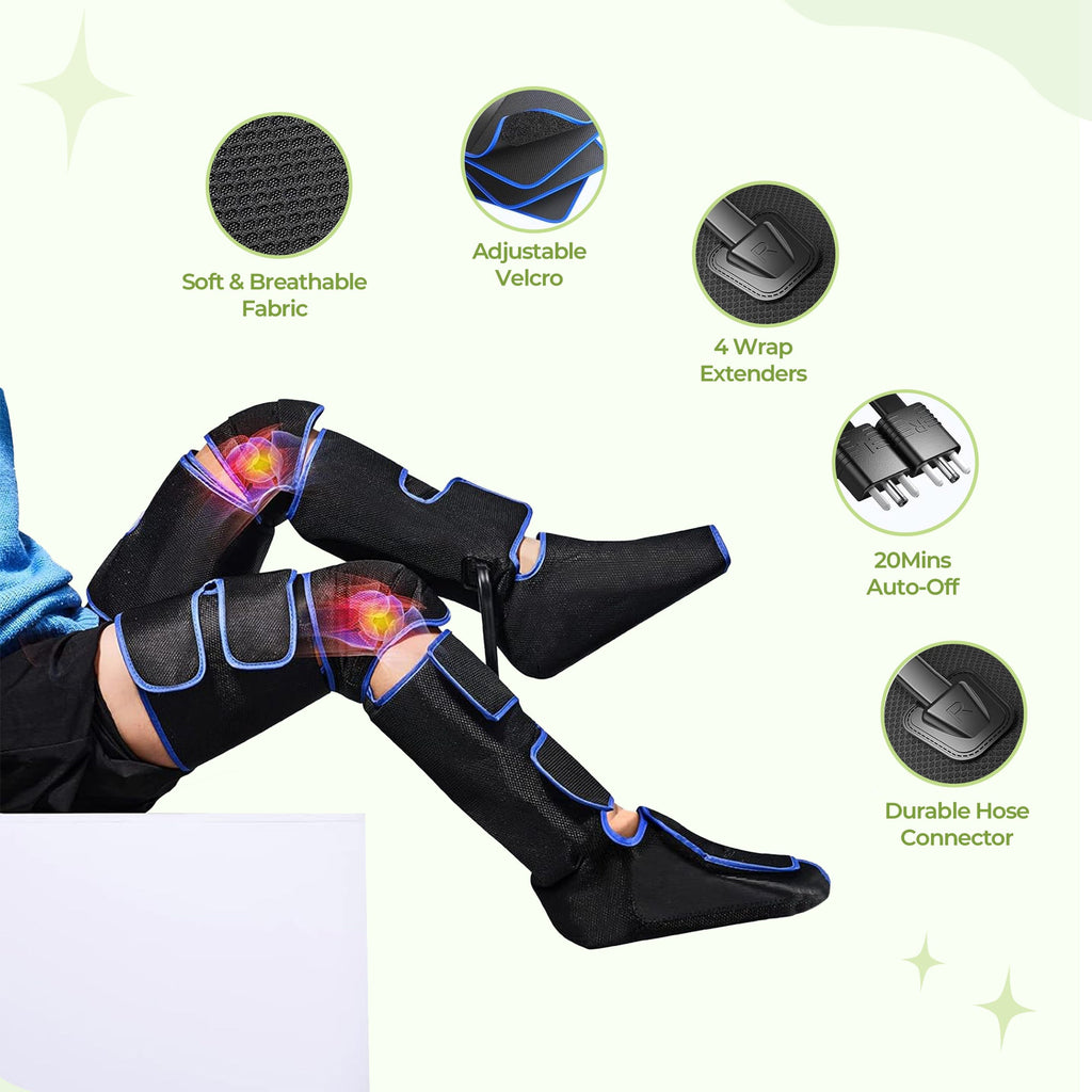 Legs Sleeves Relaxation Massager - Comes in a Pair for both legs