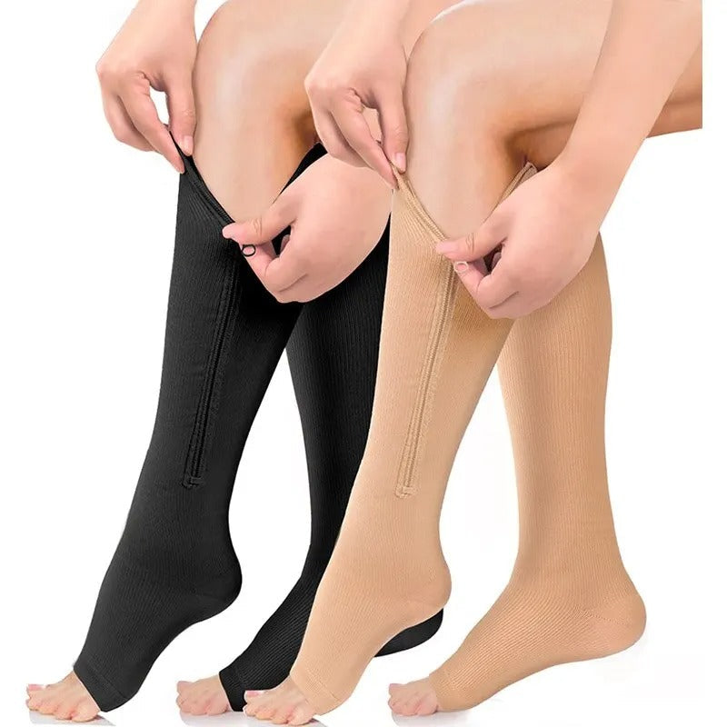Compression Zip Socks for Nurses & Runners