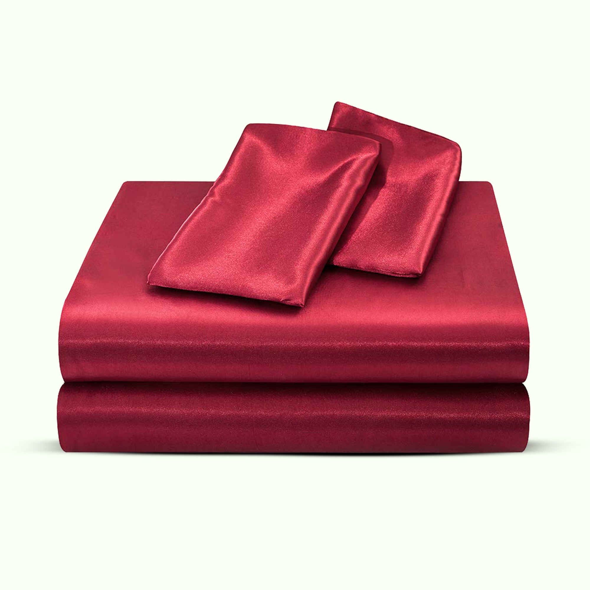 Luxury Satin Sheets - Full Size Bed Sheet Set with Deep Pockets