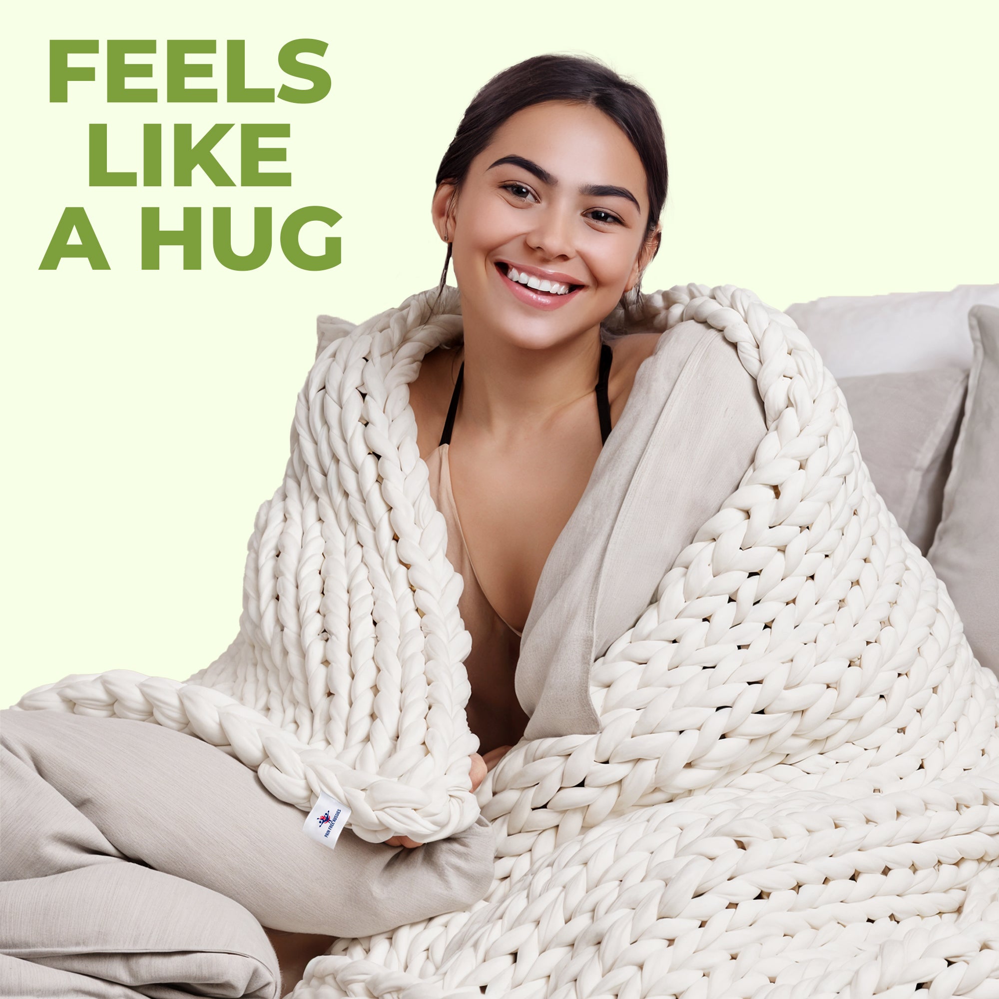 Chunky Knit Blanket – Handwoven, Soft & Cozy Throw