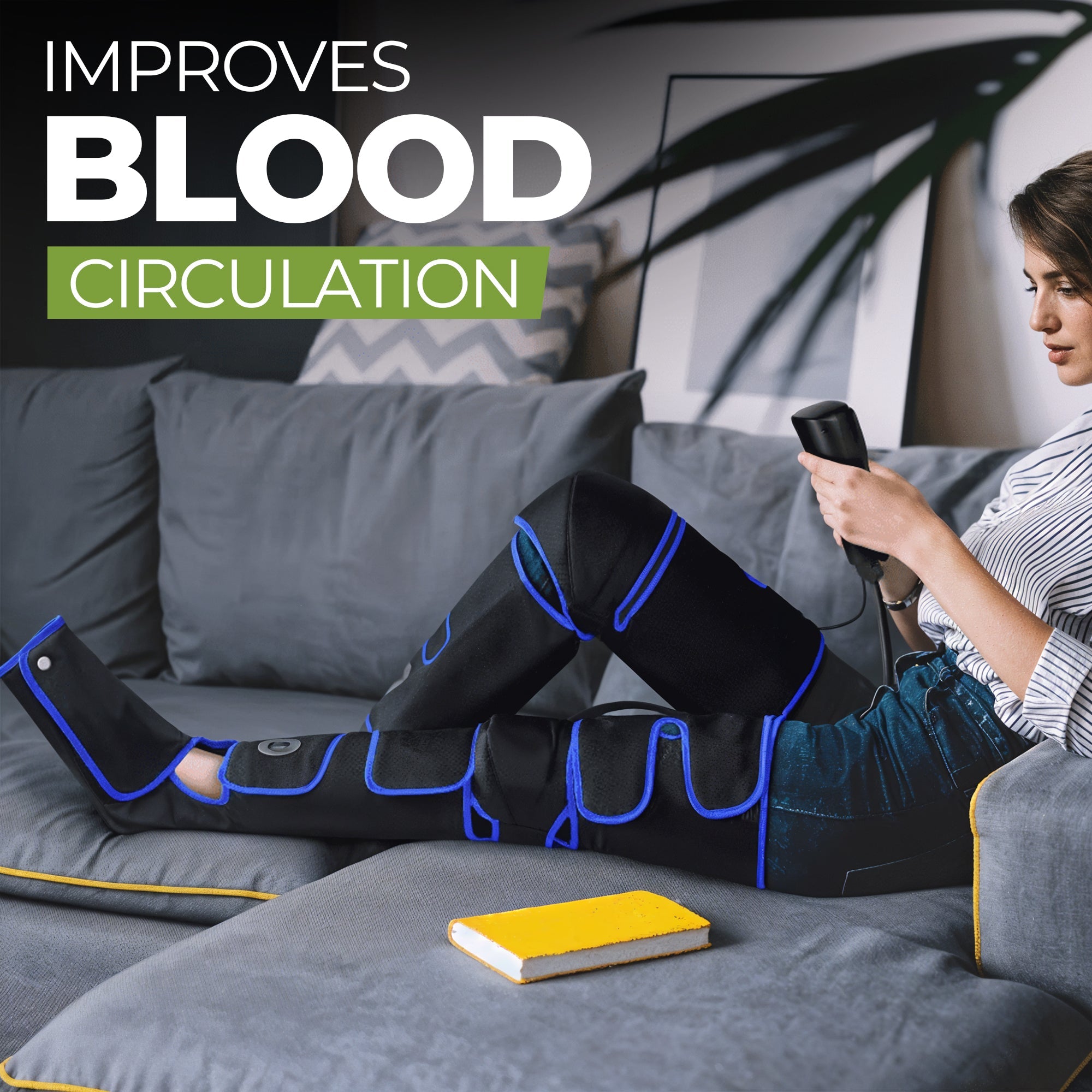 Legs Sleeves Relaxation Massager - Comes in a Pair for both legs