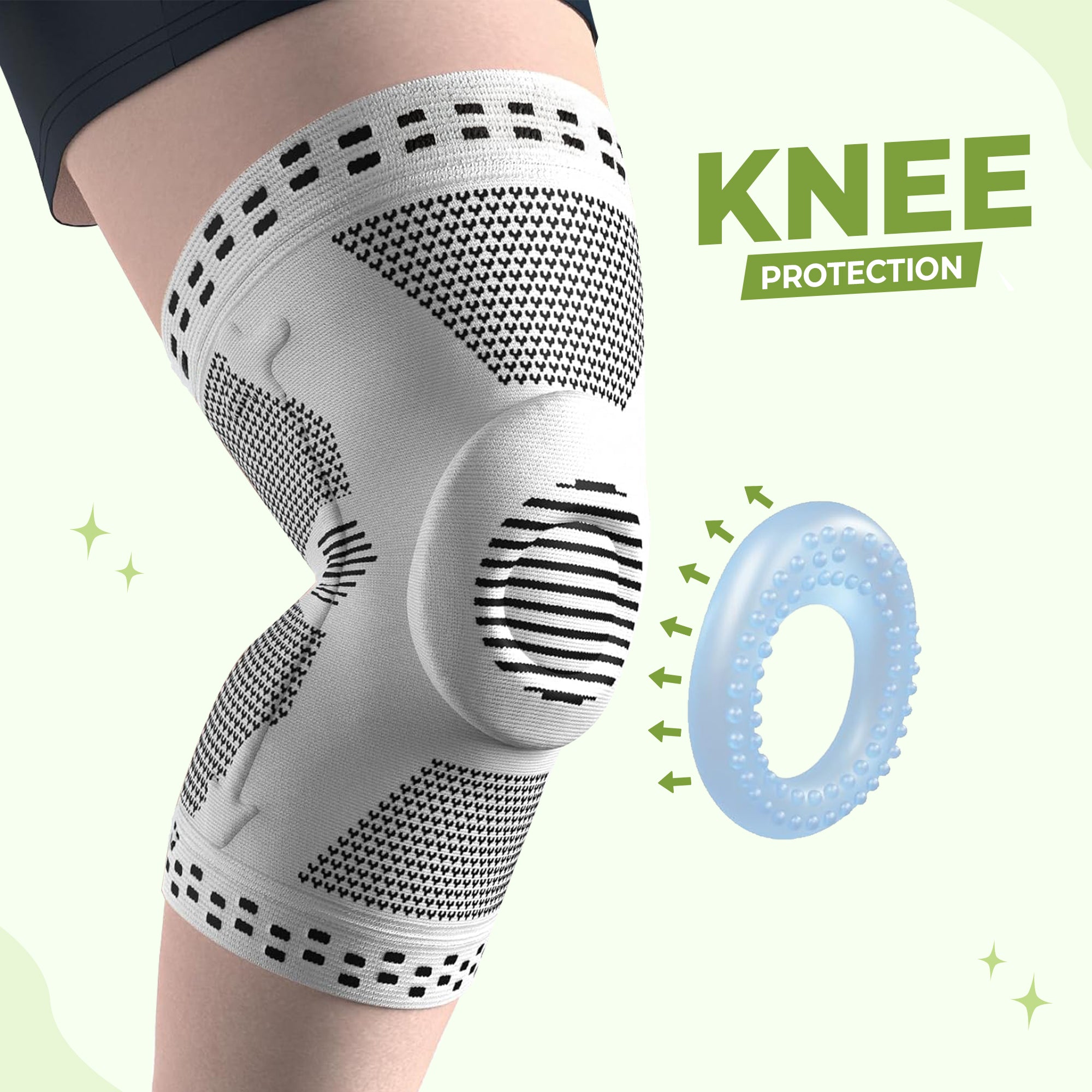 Compression Knee Sleeve – All-Day Knee Support, Maximum Comfort