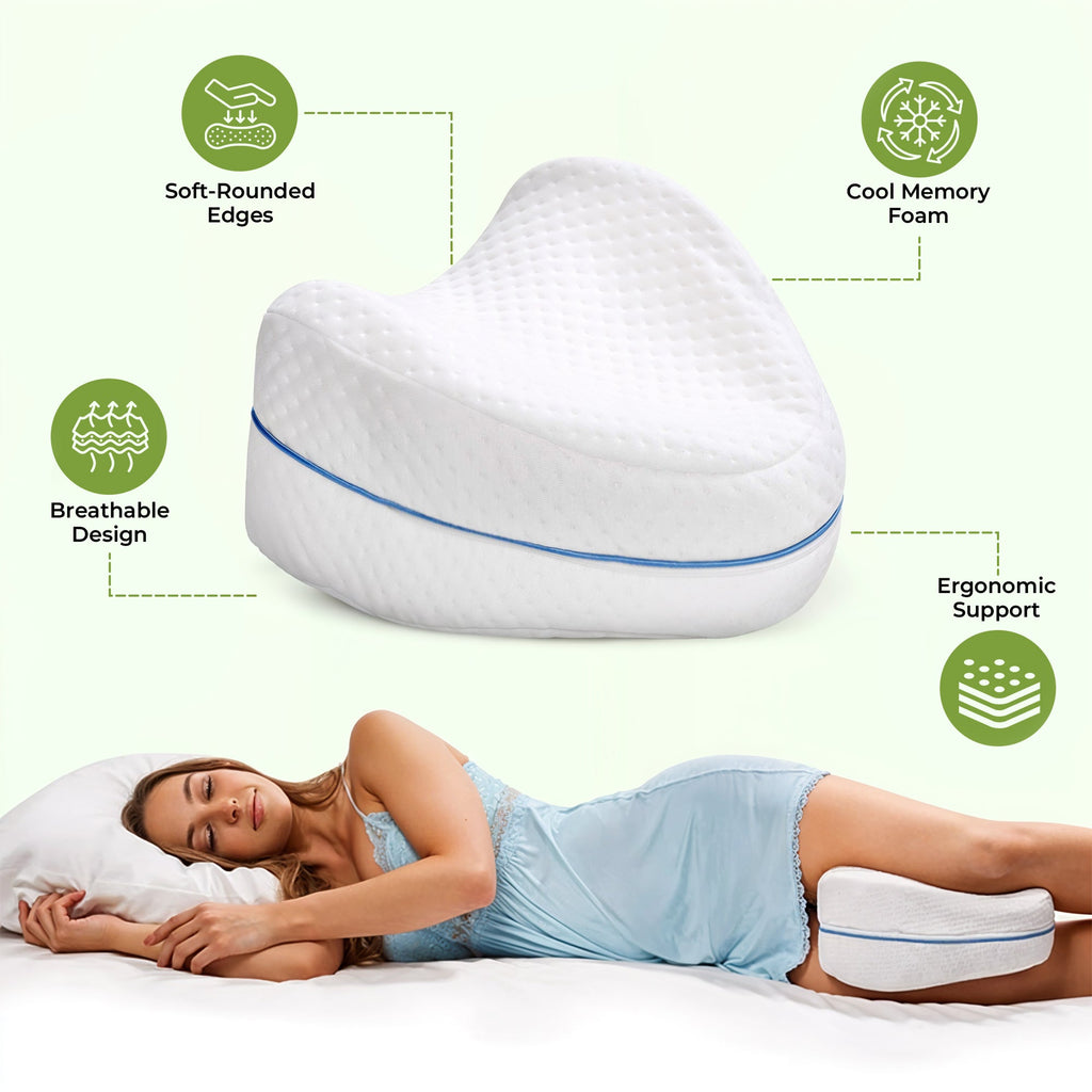 Leg & Knee Memory Foam Support Pillow