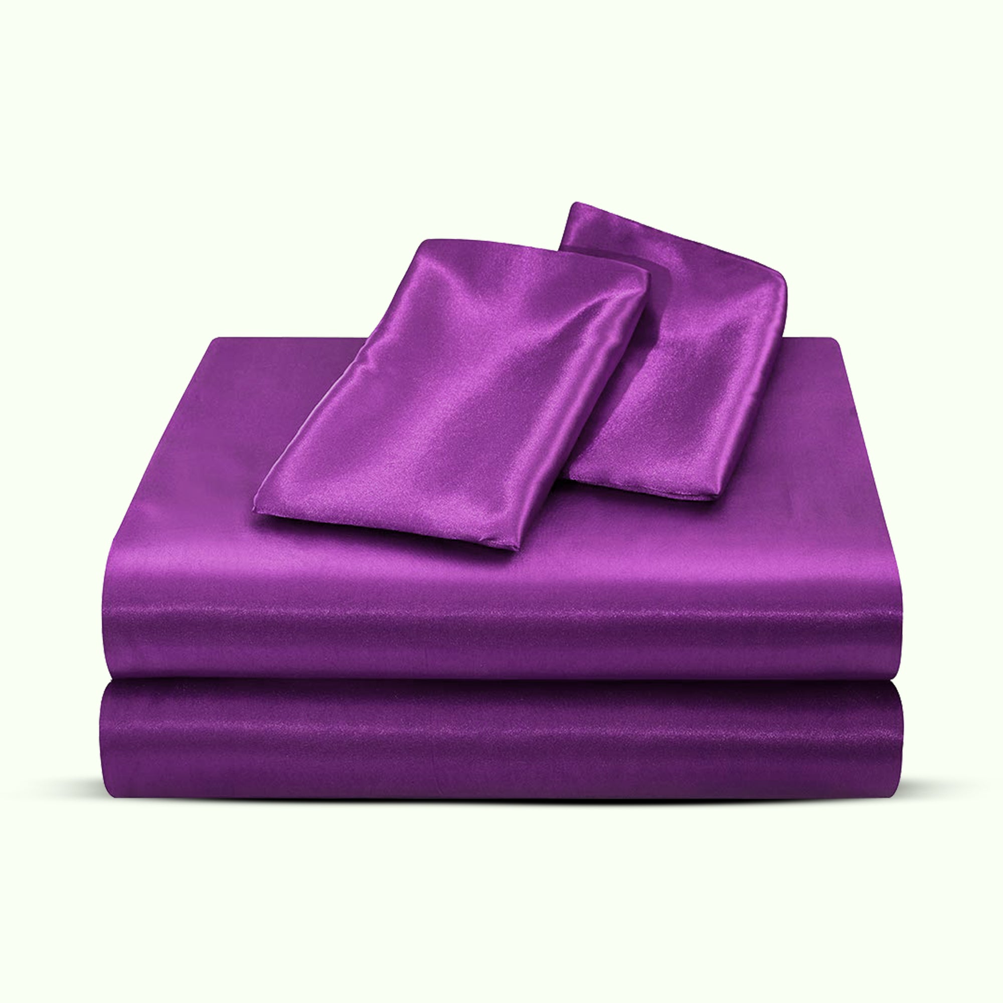 Luxury Satin Sheets - Full Size Bed Sheet Set with Deep Pockets