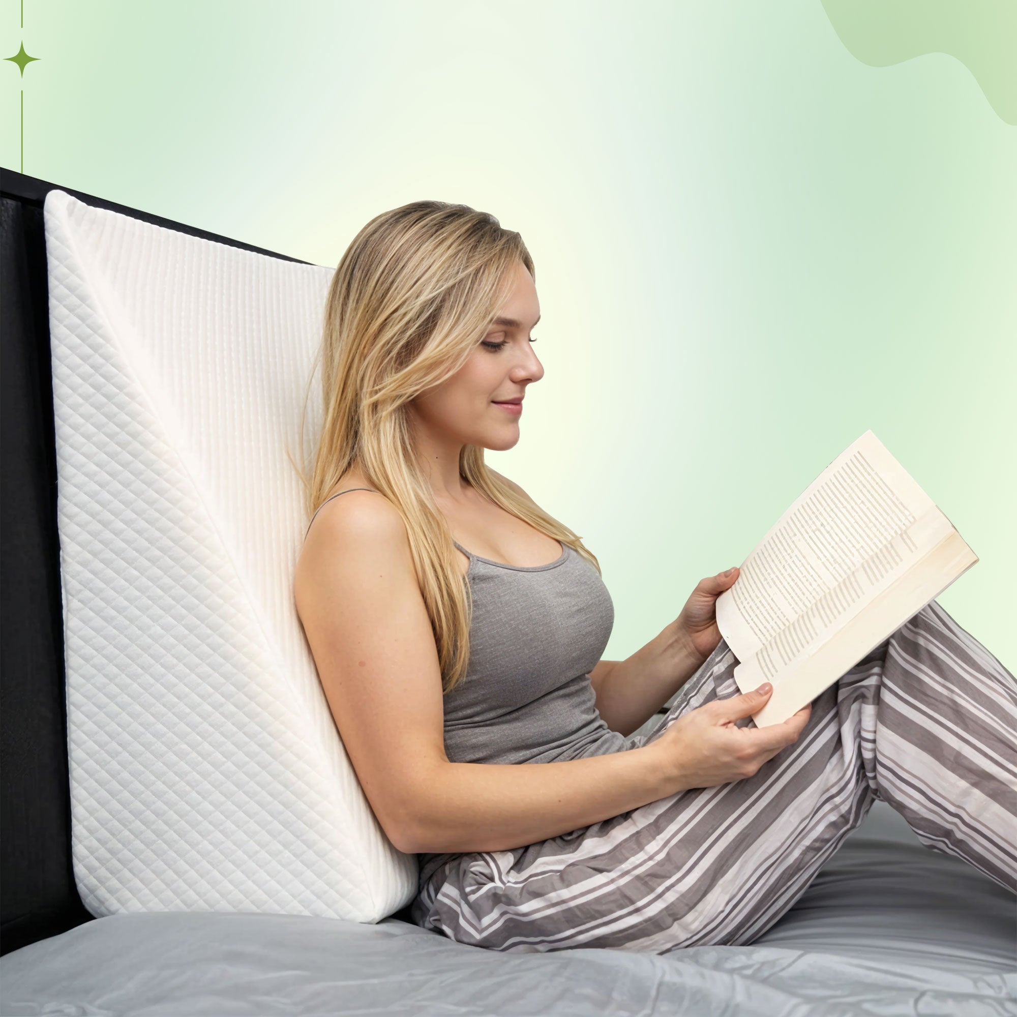 Back Pillow, Wedge Pillow for Back and Legs