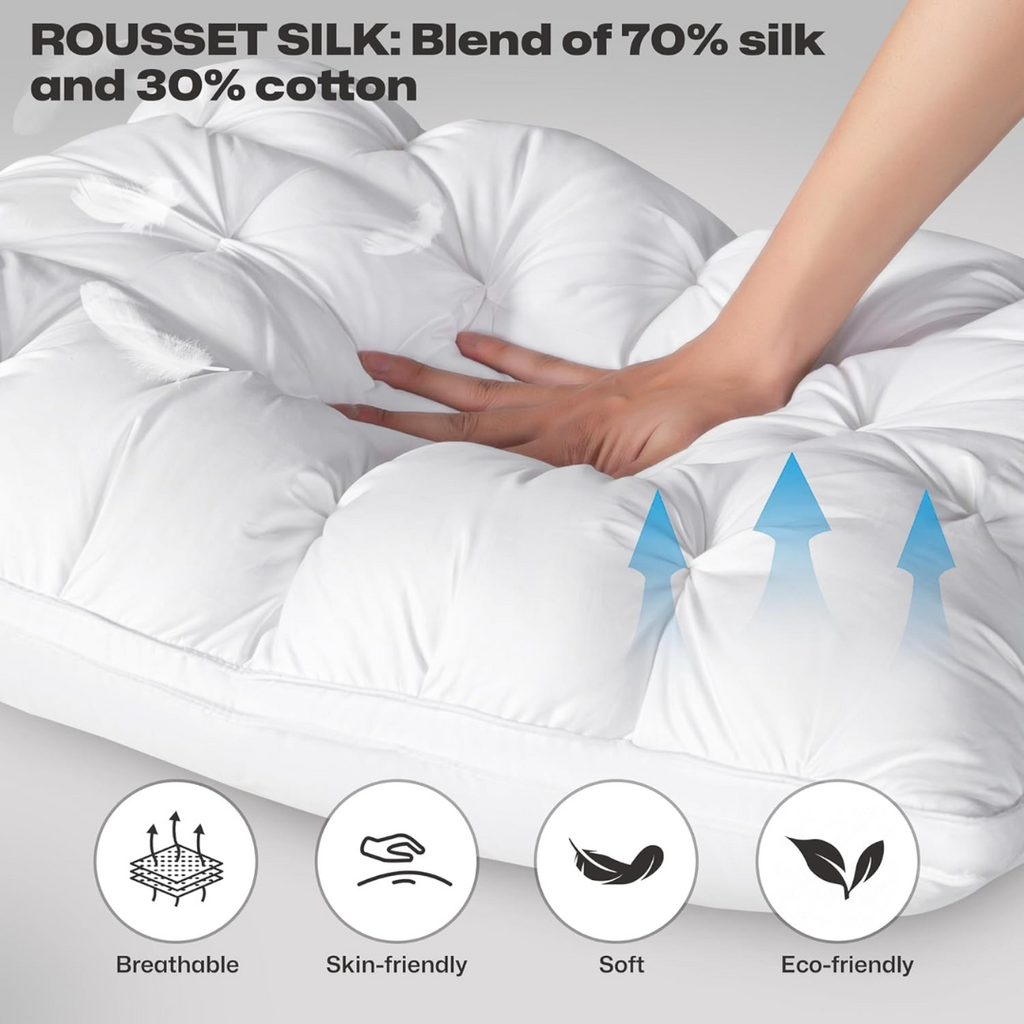 Goose Down Pillow – Luxurious All Night Comfort Comfort