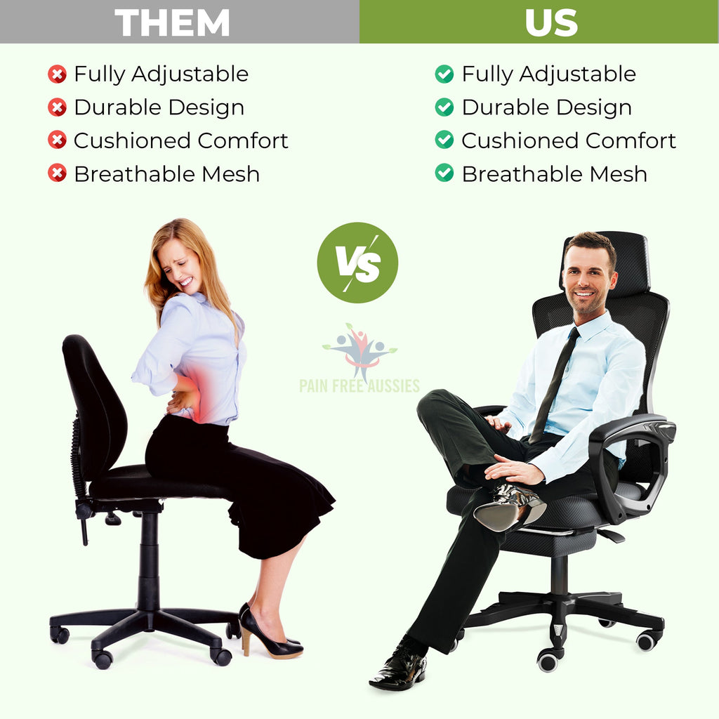 Mesh Office Chair with Head Support Chair for Optimal Comfort while working