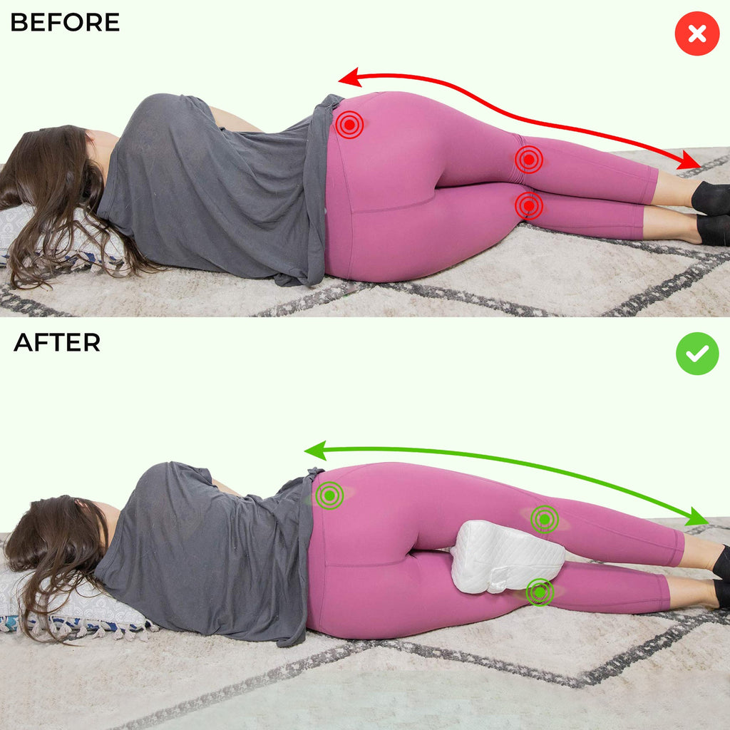 Leg & Knee Memory Foam Support Pillow