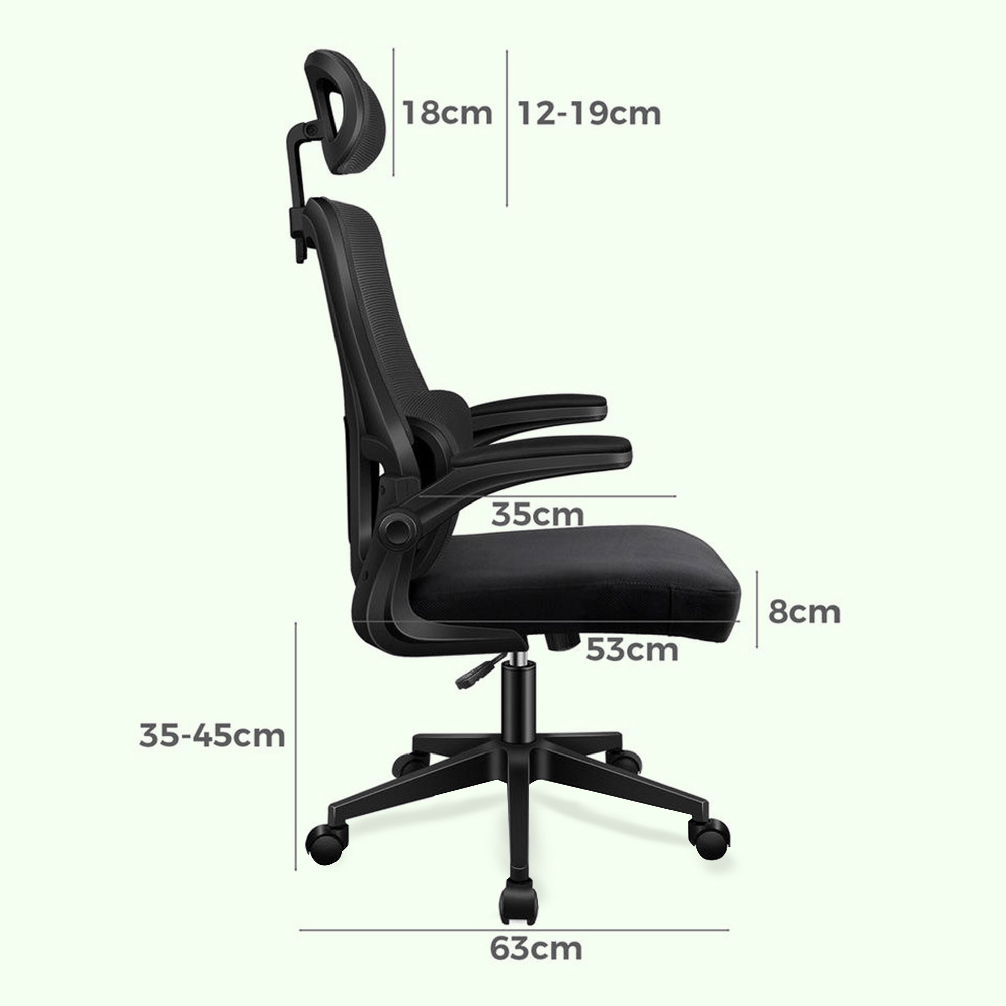 Mesh Office Chair with Head Support Chair for Optimal Comfort while working