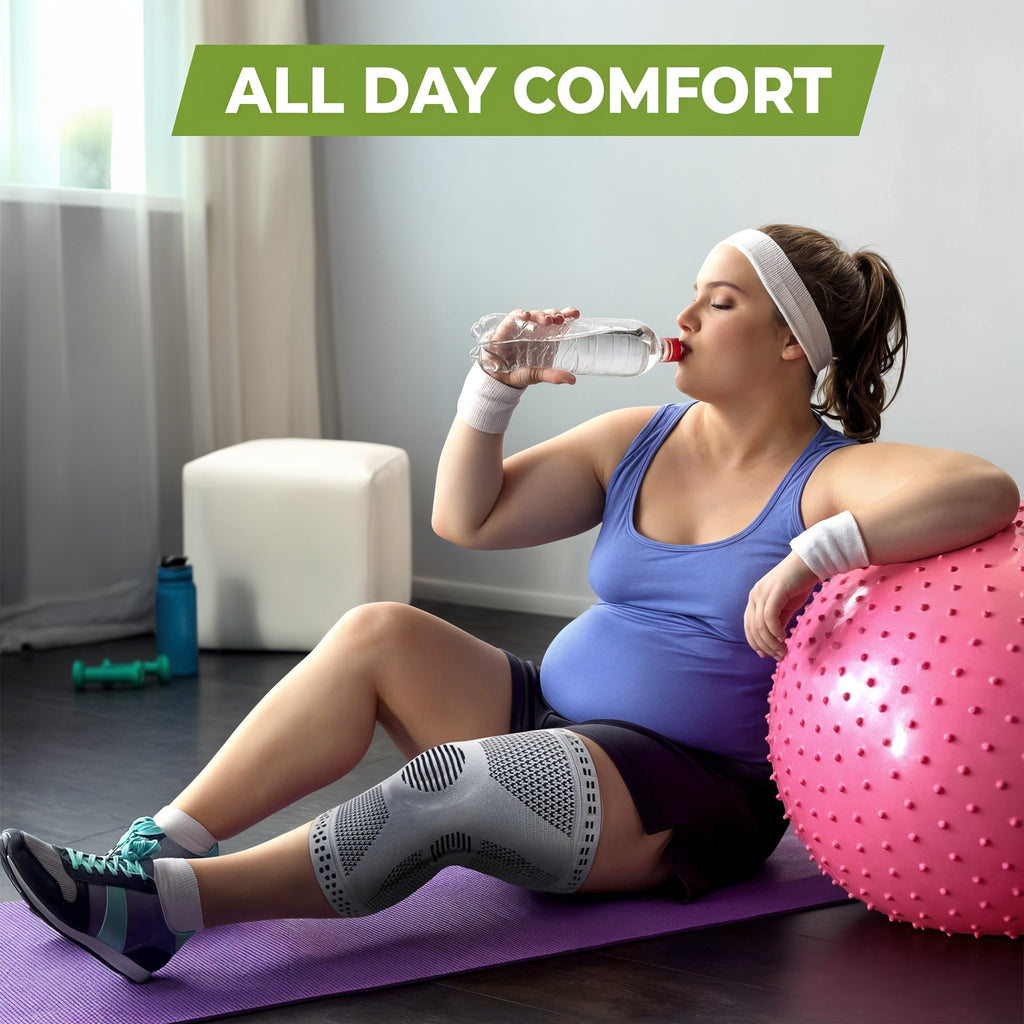 Compression Knee Sleeve – All-Day Knee Support, Maximum Comfort