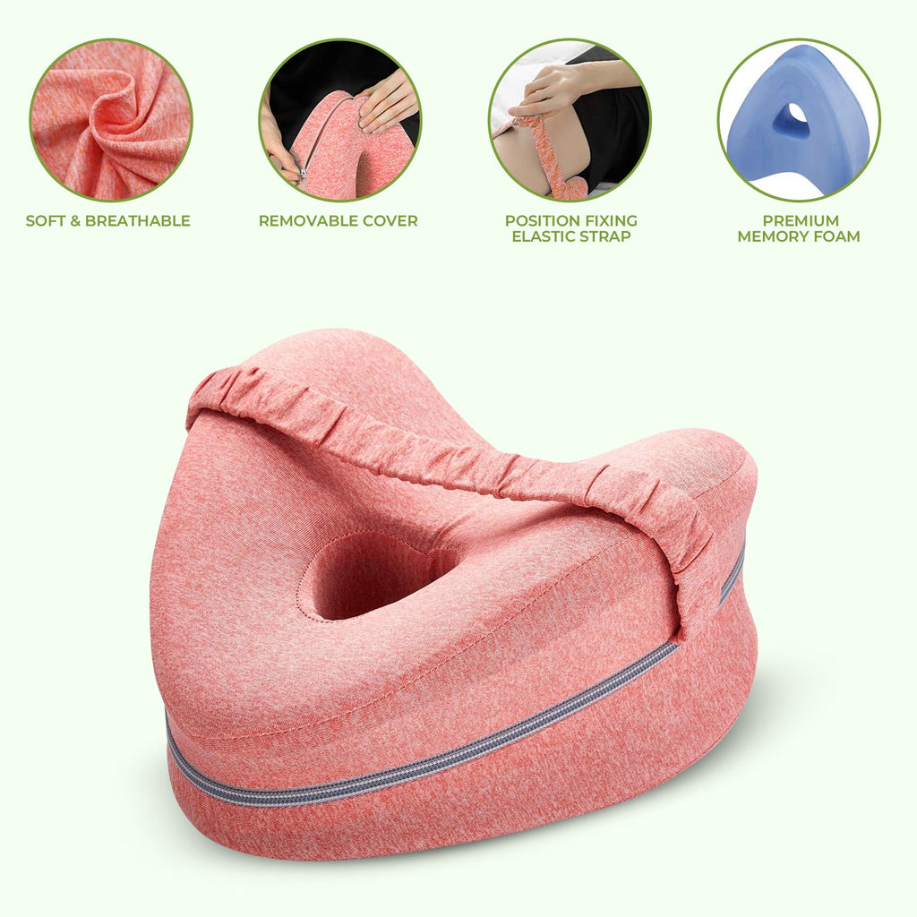 Leg & Knee Memory Foam Support Pillow