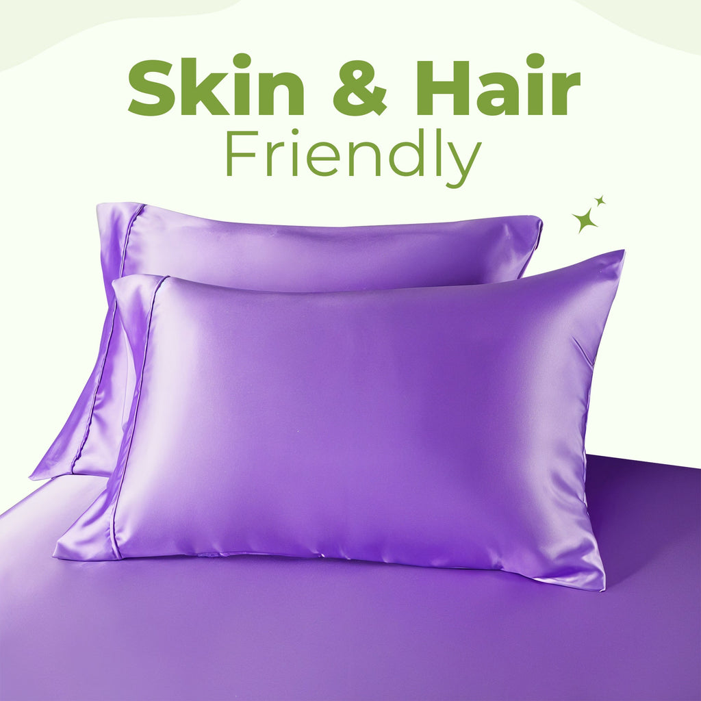 Luxury Satin Sheets - Full Size Bed Sheet Set with Deep Pockets