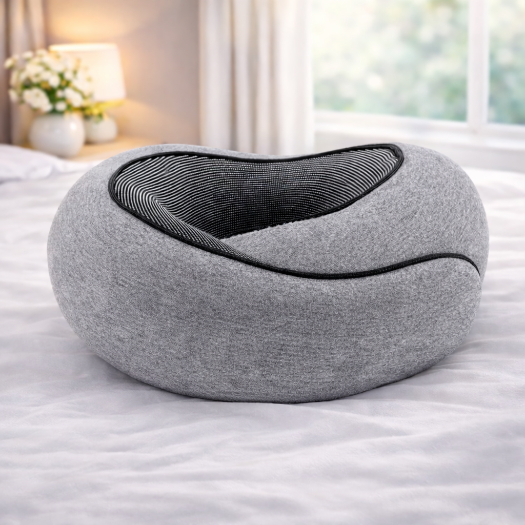 Travel Neck Pillow - Comfortable and Full Neck Support