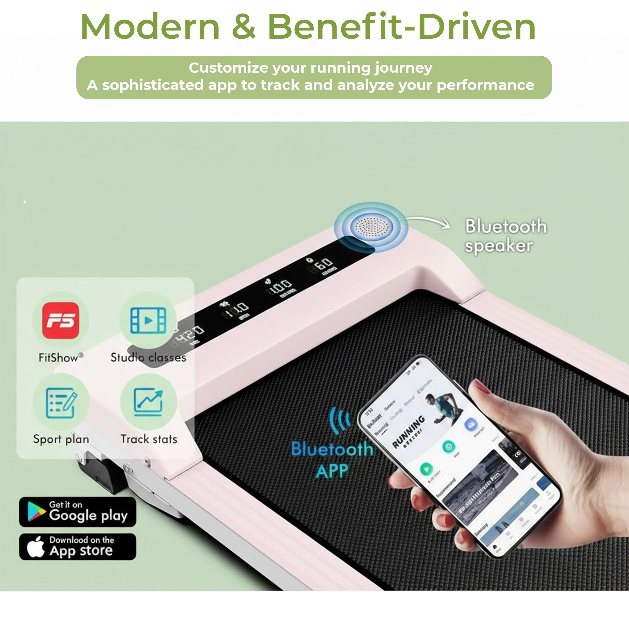 Home & Office Walking Pad – Space-Saving Electric Treadmill