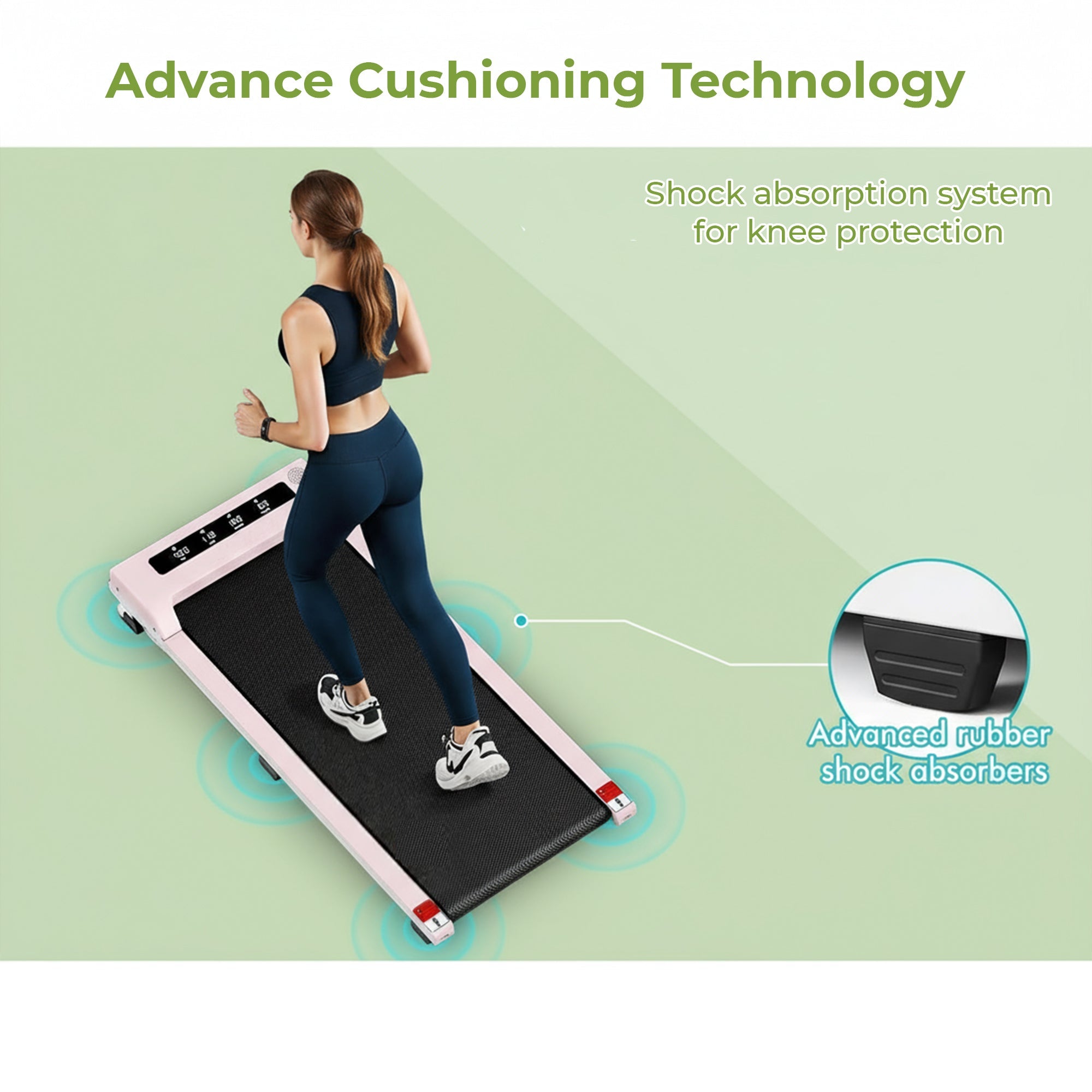 Home & Office Walking Pad – Space-Saving Electric Treadmill