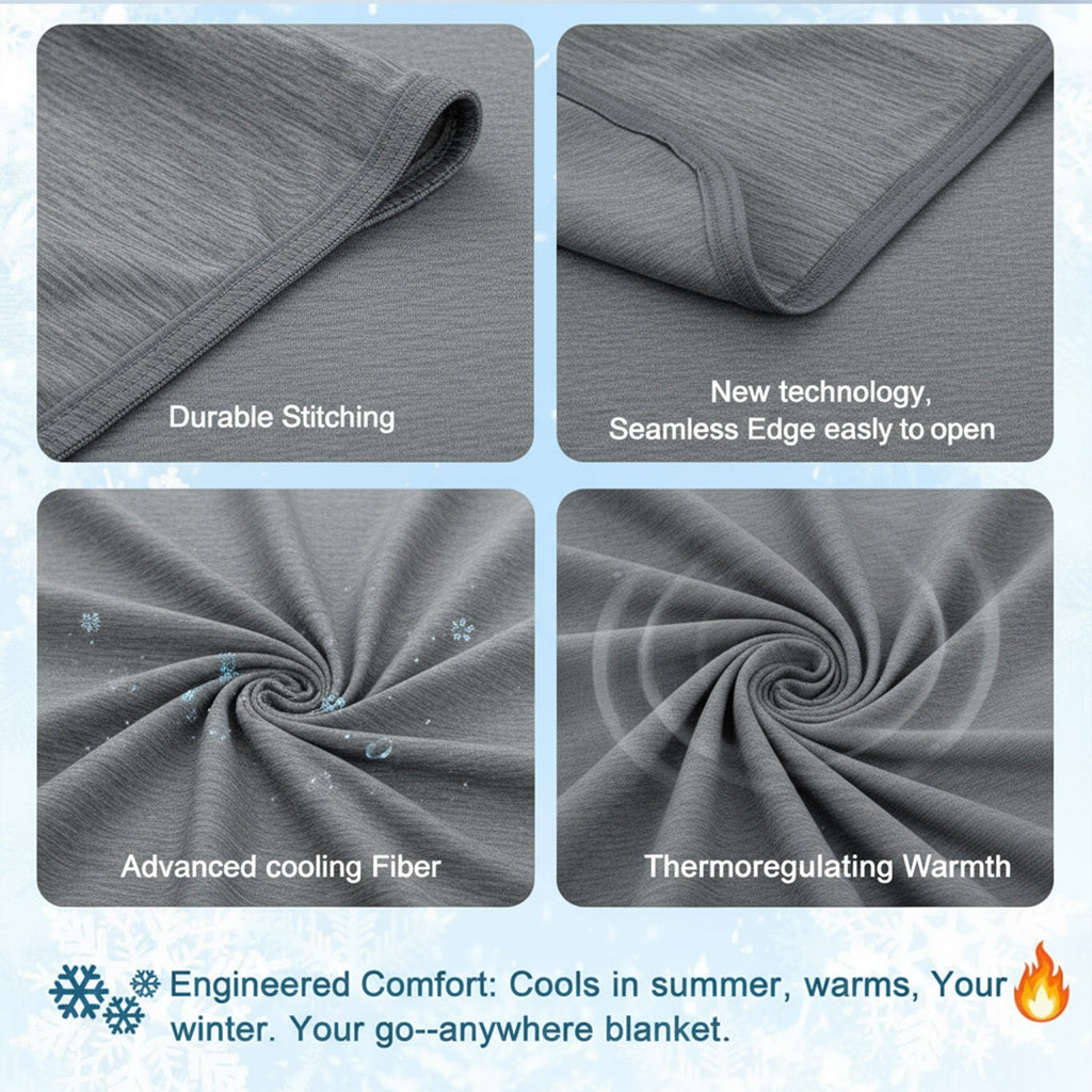 Lightweight Cooling Blanket – Soft & Temperature-Friendly Design