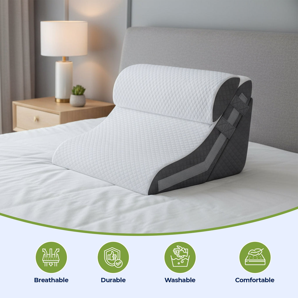 Cooling Wedge Pillow – Breathable Design & Relaxed Positioning