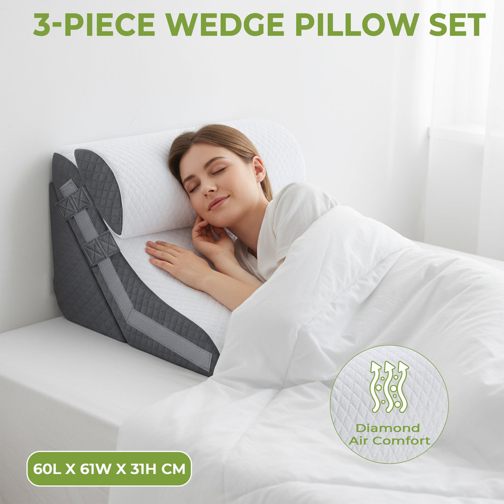 Cooling Wedge Pillow – Breathable Design & Relaxed Positioning
