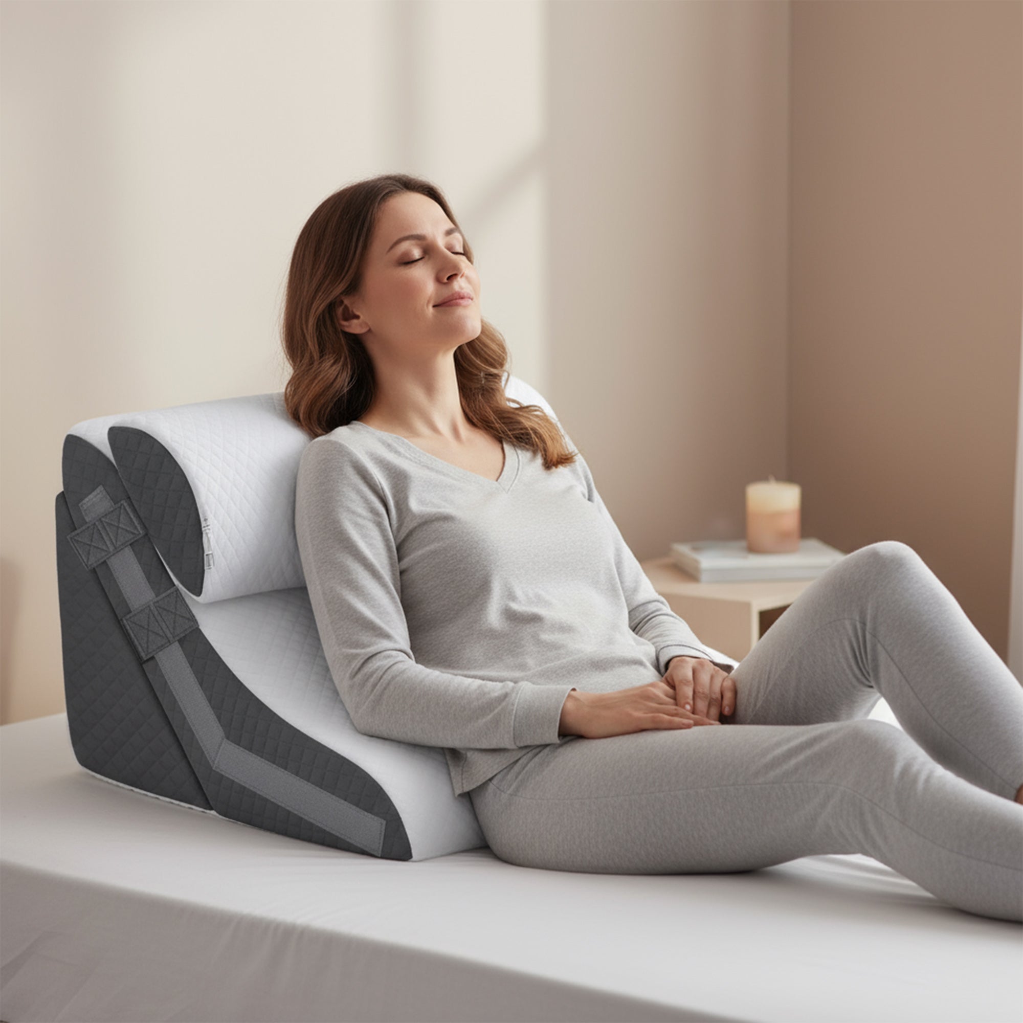 Cooling Wedge Pillow – Breathable Design & Relaxed Positioning