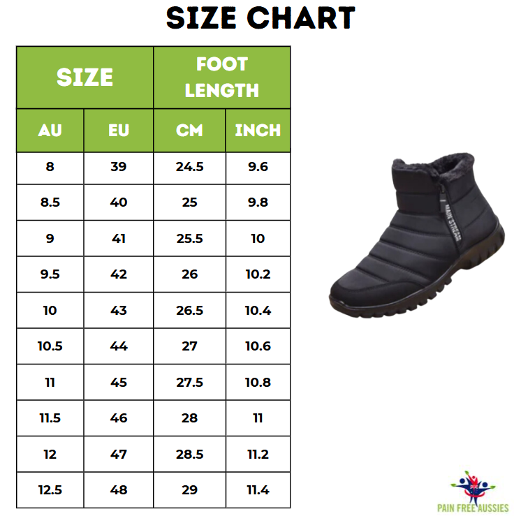 Thick Cotton Zipper Shoes with Warm Insole to Keep Feet Comfortable