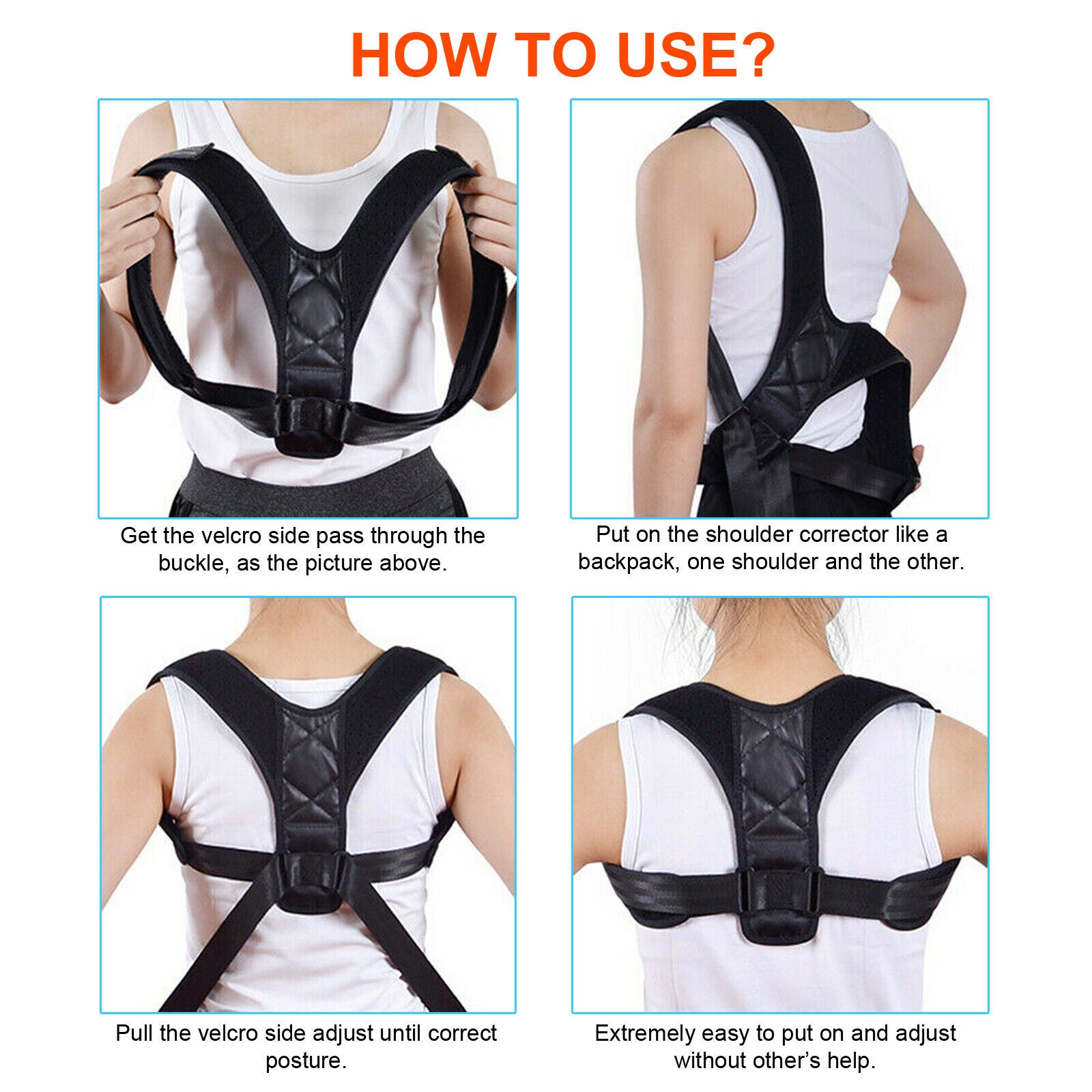 Body Posture Corrector - Back & Neck Brace