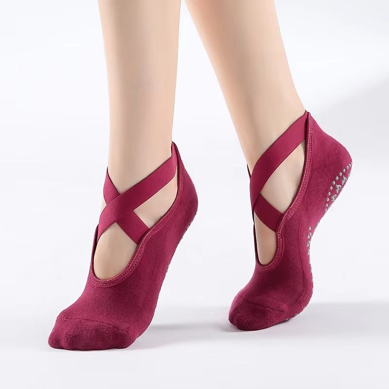 Yoga Grip Socks for Balance & Studio Practice